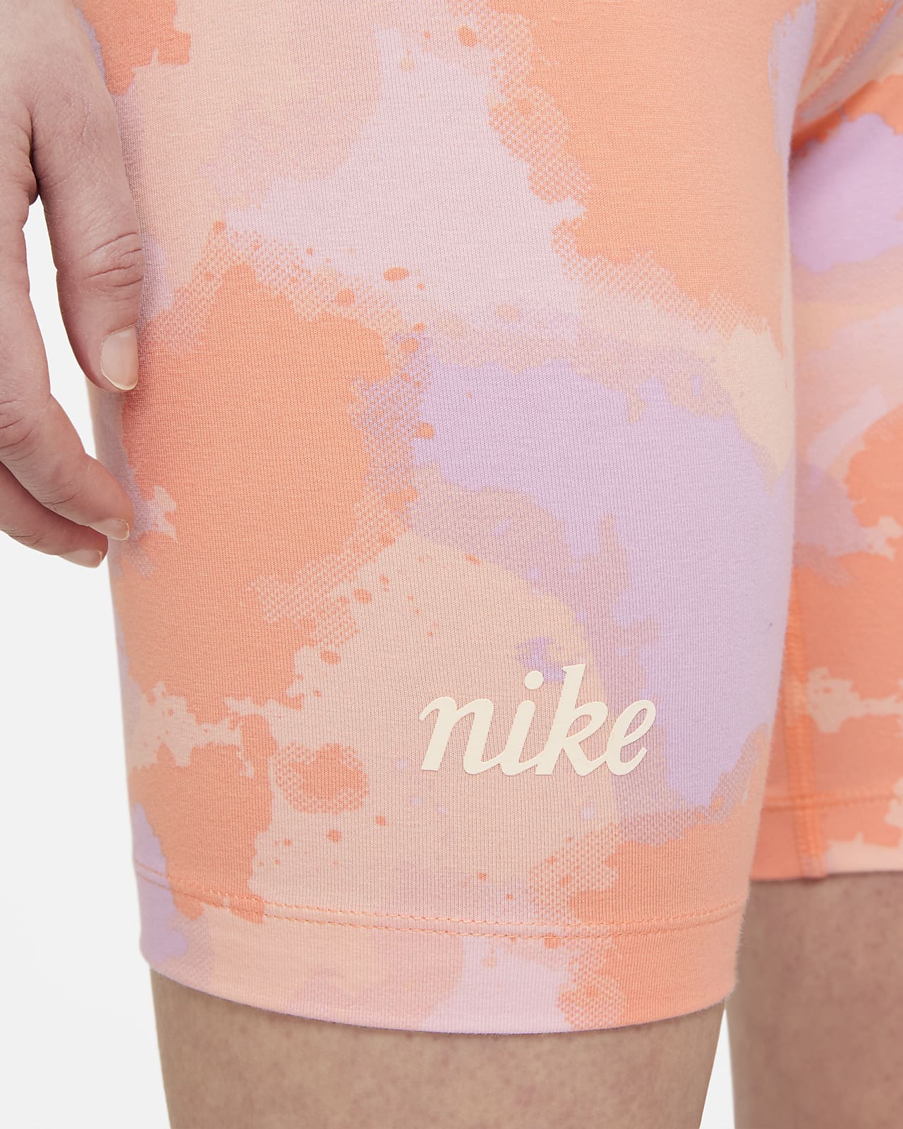 pink biker shorts nike