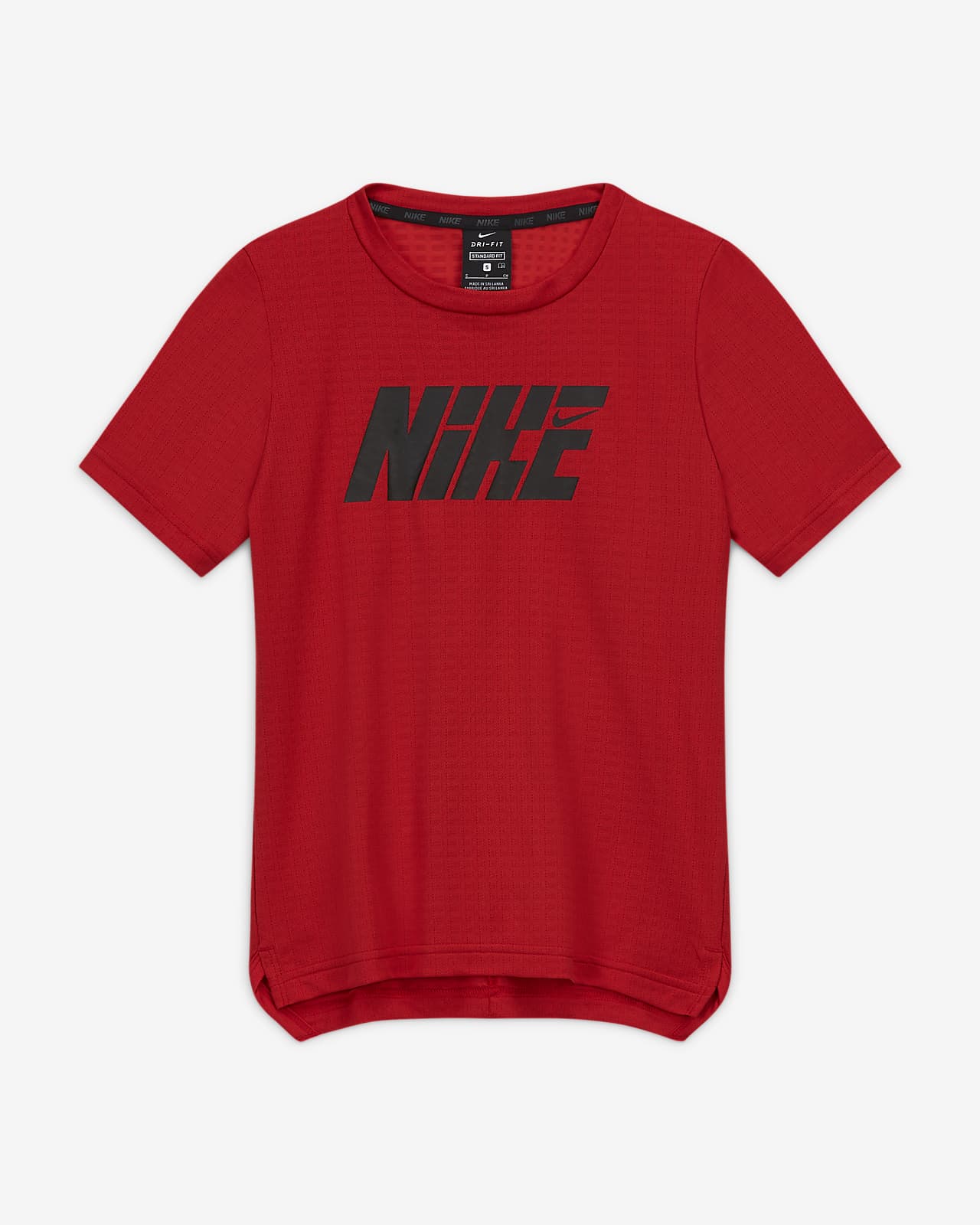 Camiseta de entrenamiento de manga corta para niños talla grande Nike  Graphic. Nike.com