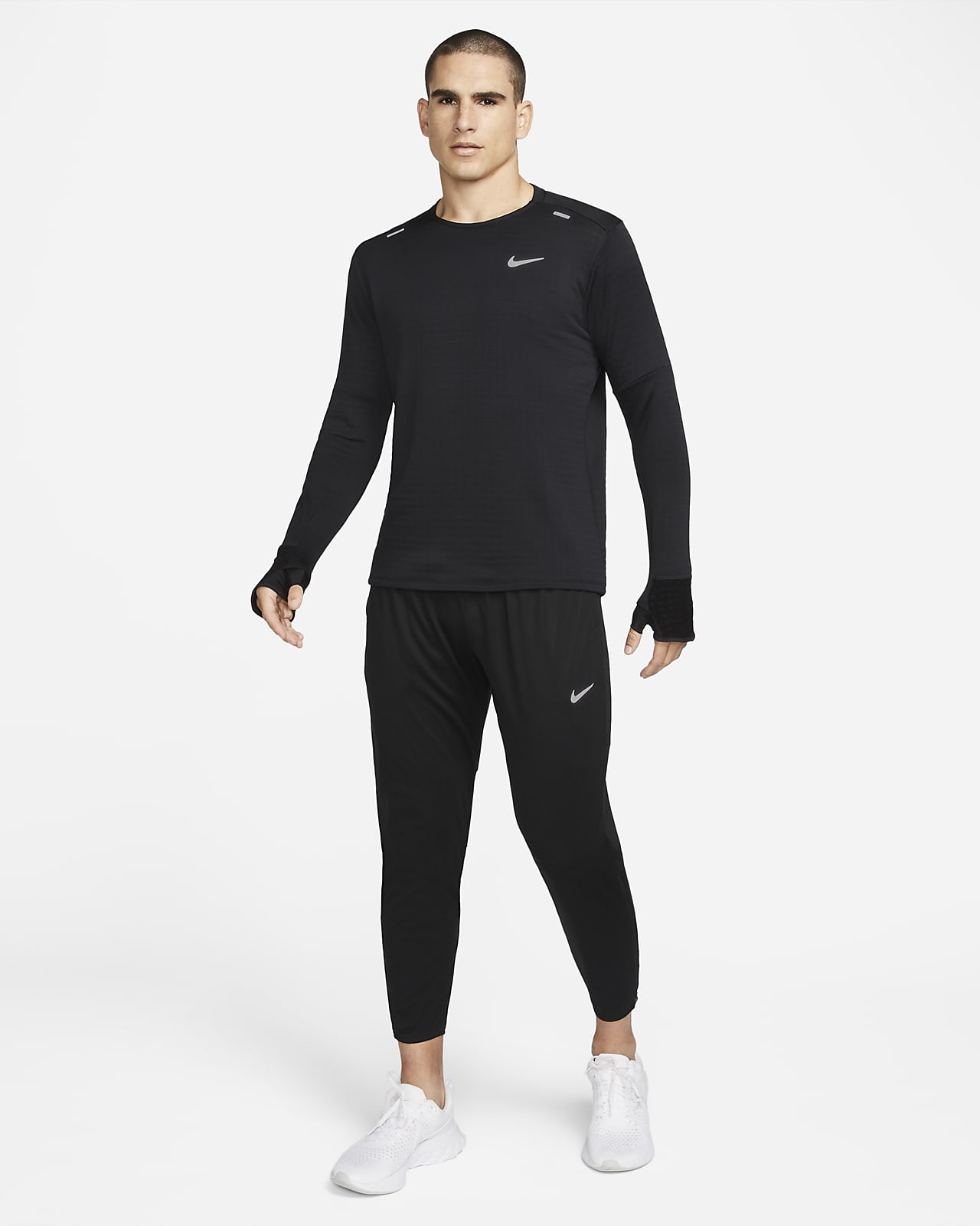 Nike Men's Repel Challenger Running Tights, Black Size Small