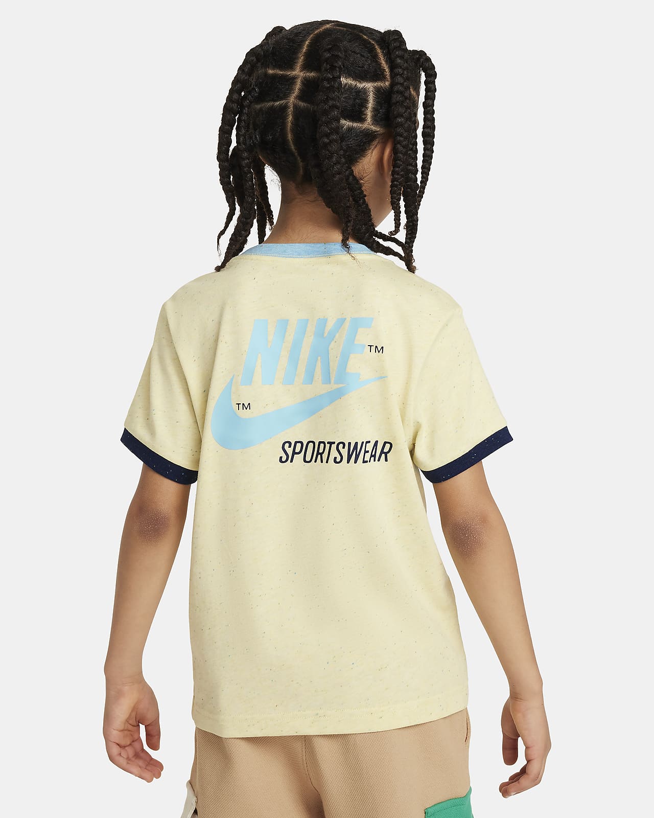 Nike Sportswear Little Kids' Graphic Ringer T-Shirt