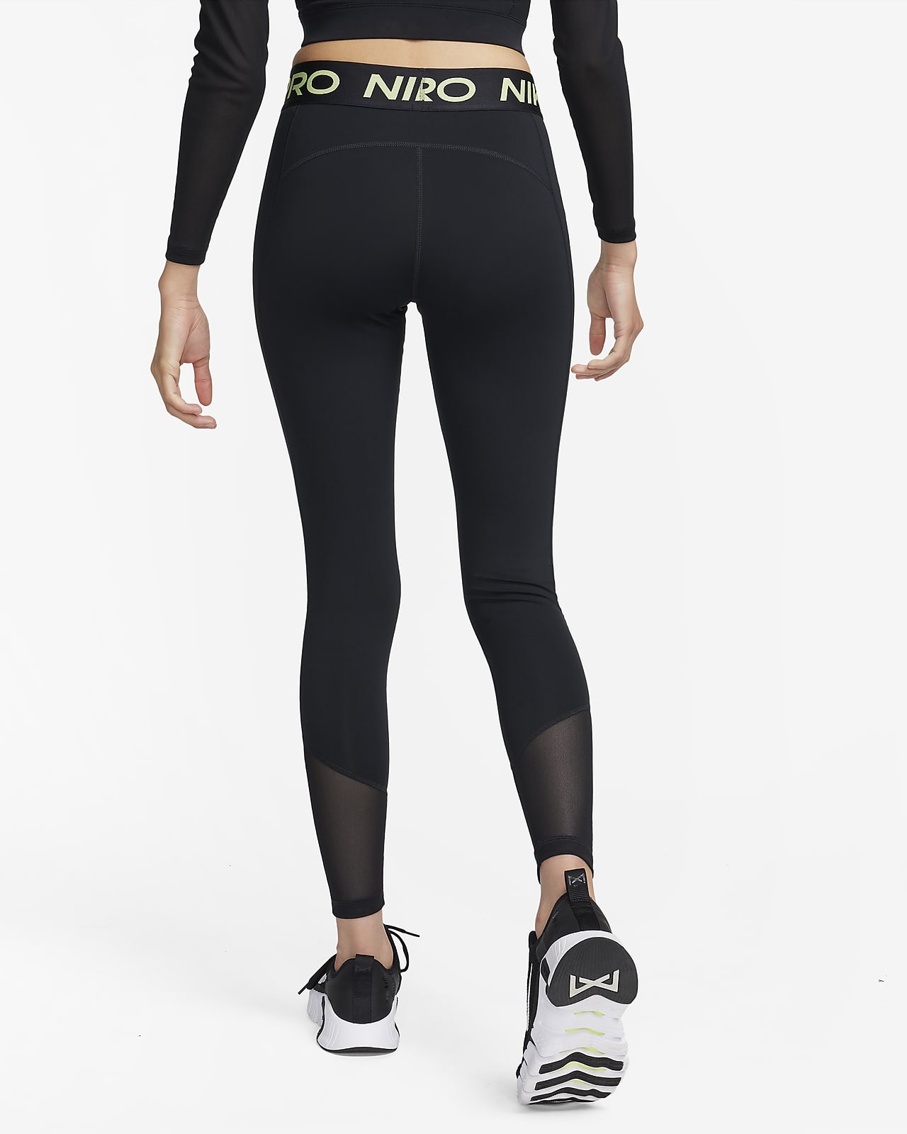 Leggings de largo completo de tiro medio para mujer Nike Pro. Nike MX
