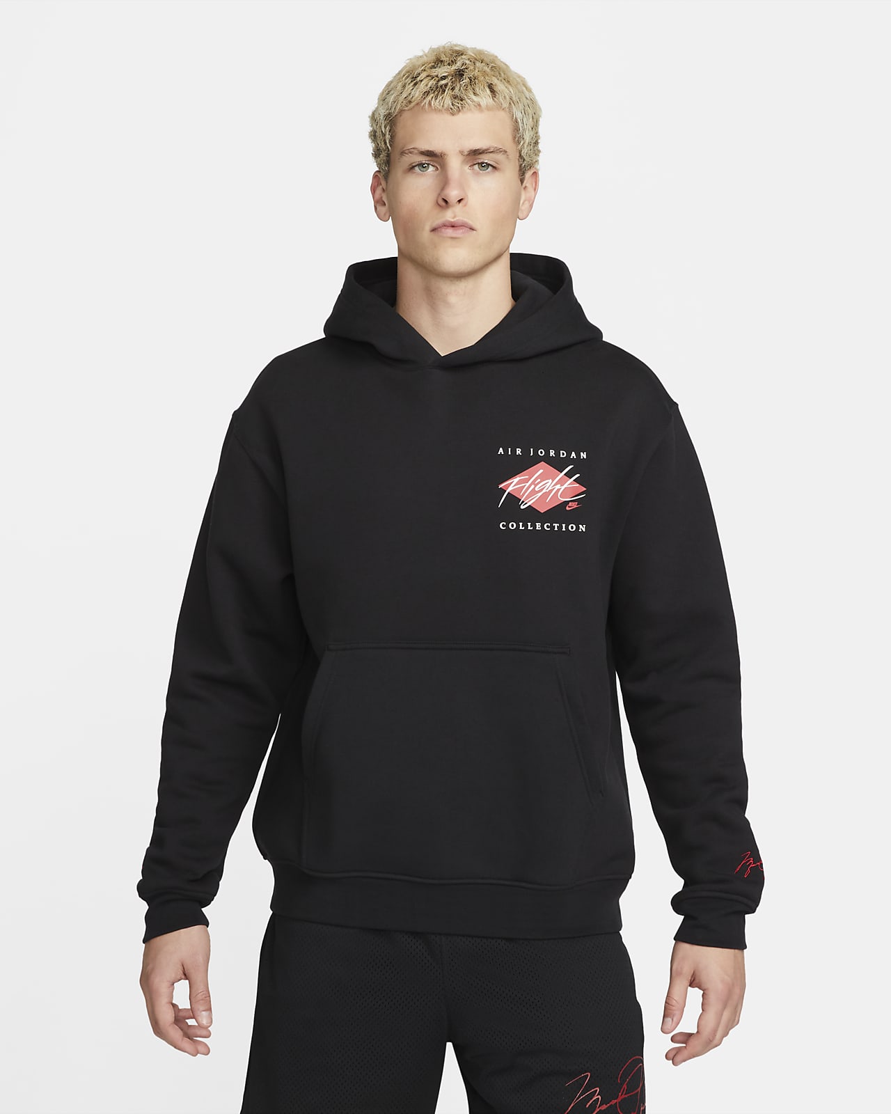 Felpa in fleece con cappuccio e grafica Jordan Essentials - Uomo. Nike CH
