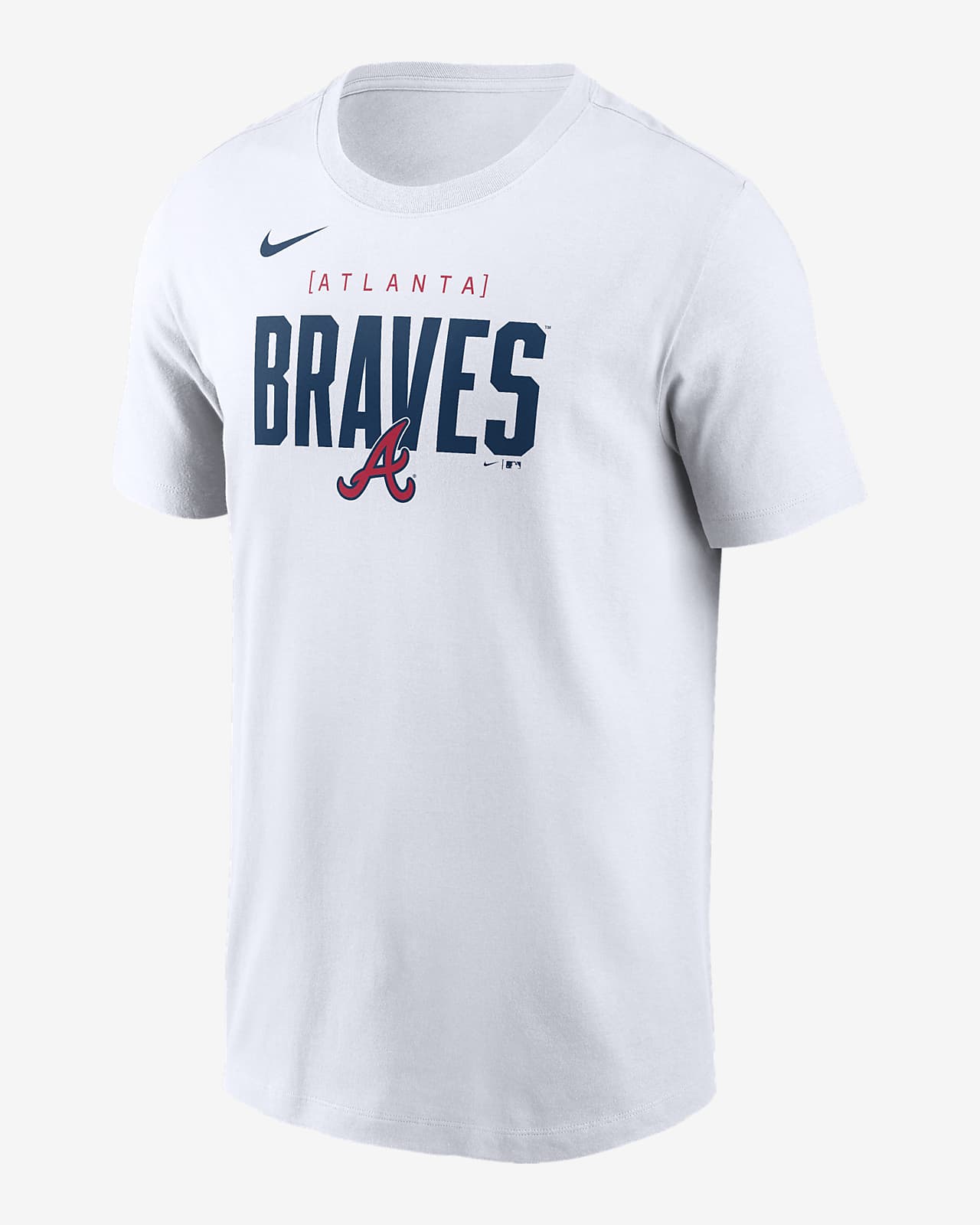 Atlanta Braves Home Team Bracket Men's Nike MLB T-Shirt