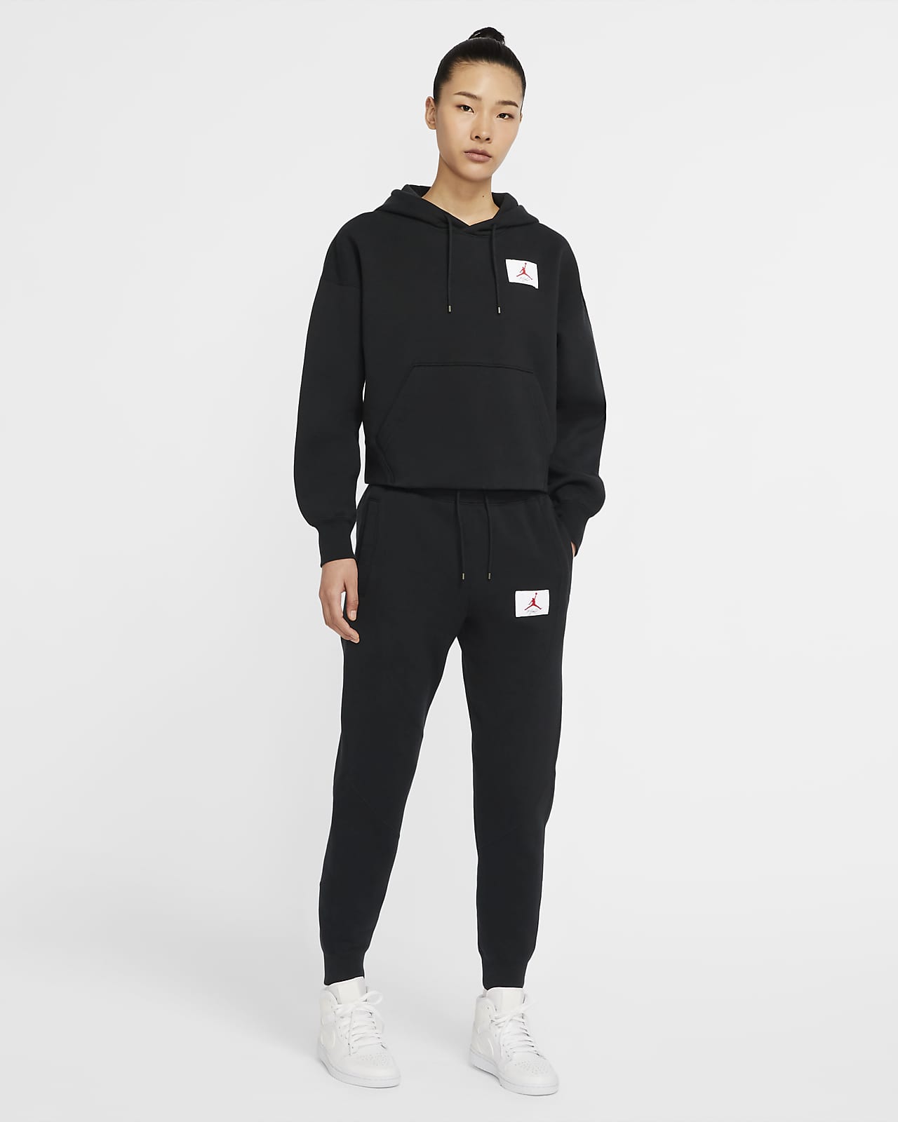 Sweat à capuche en tissu Fleece Jordan Flight pour Femme Sweat à capuche en tissu Fleece Jordan Flight pour Femme