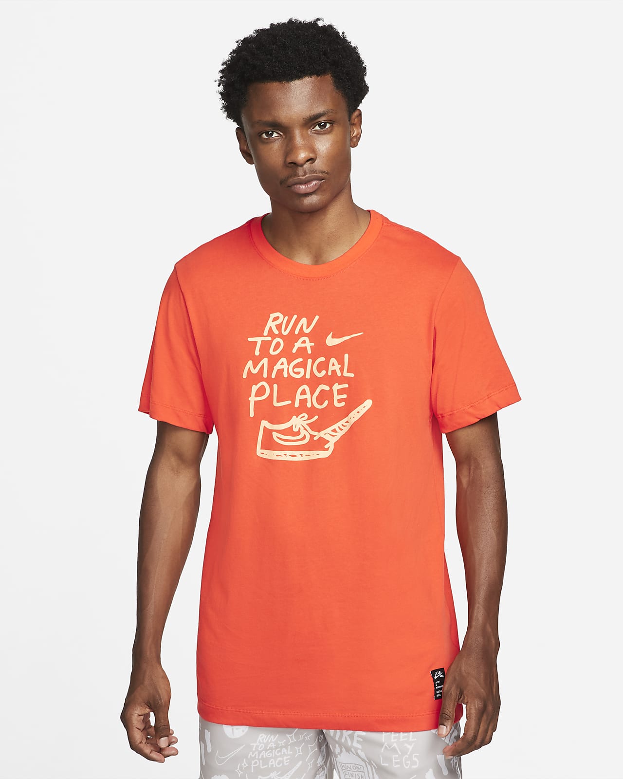 Nike Dri-FIT Nathan Bell-løbe-T-shirt til mænd