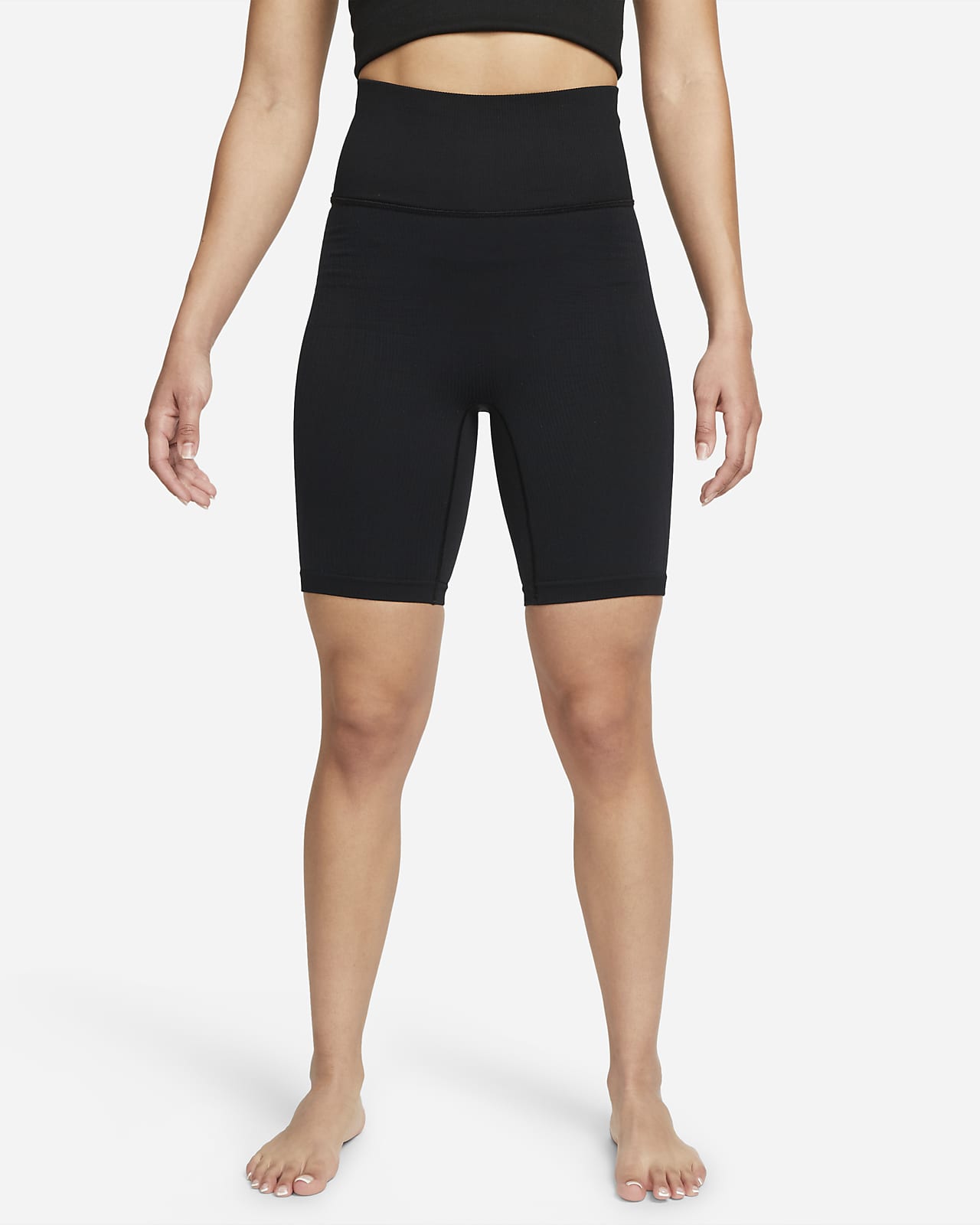 Nike Yoga Dri-FIT ADV Damen-Shorts mit hohem Bund (ca. 18 cm)