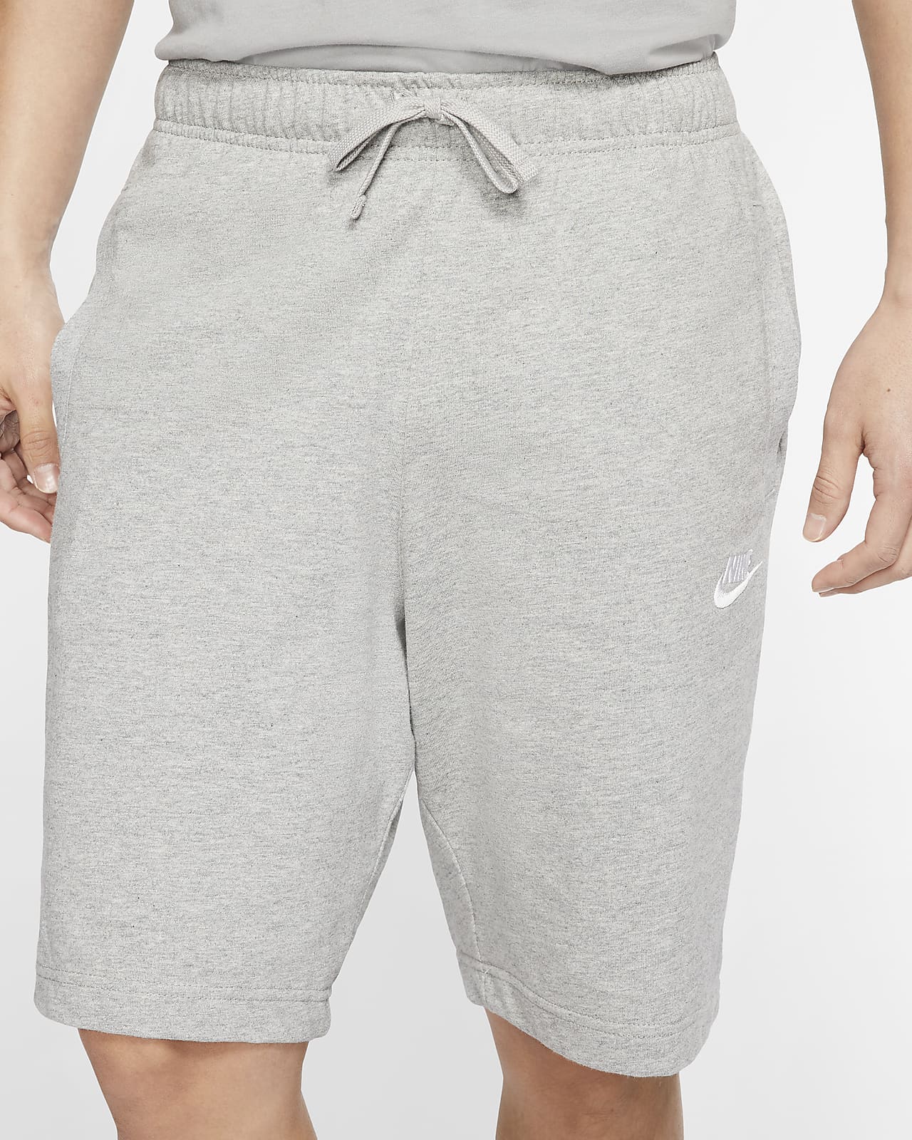 nike sportswear club shorts grey