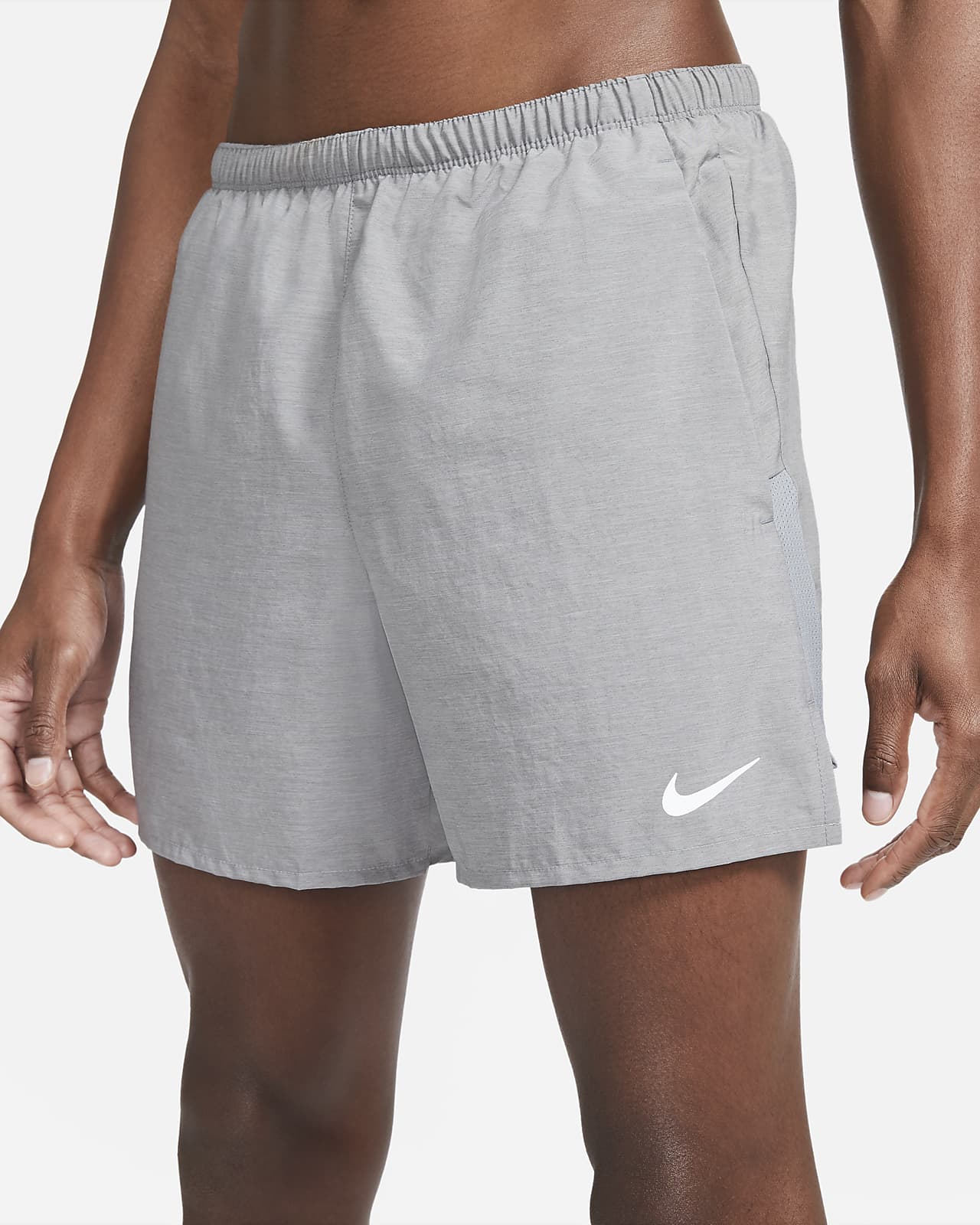 Nike Short Running Hombre Dri-Fit Challenger Brief-Lined gris
