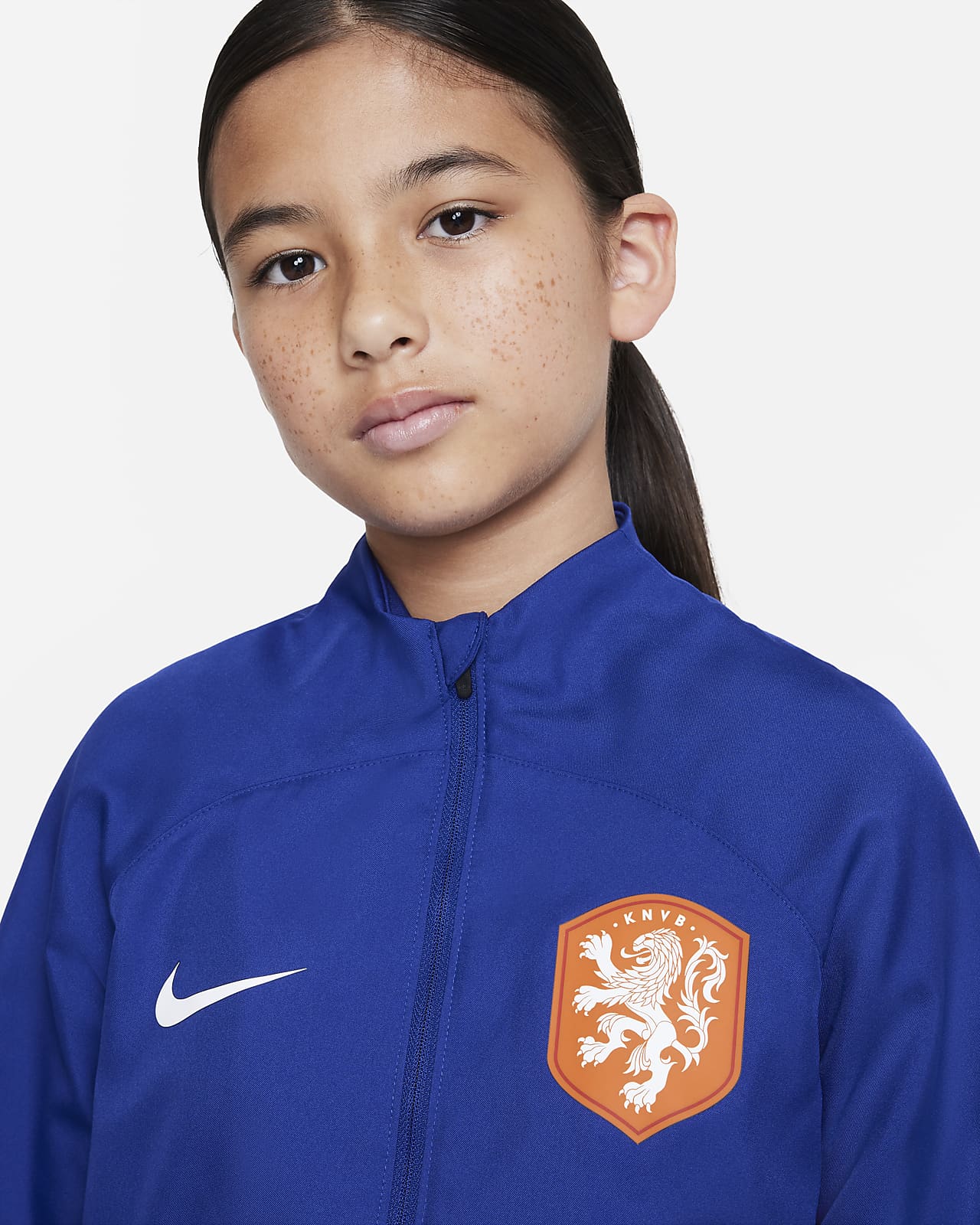 Netherlands Strike Older Kids' Nike Dri-FIT Woven Football Tracksuit ...