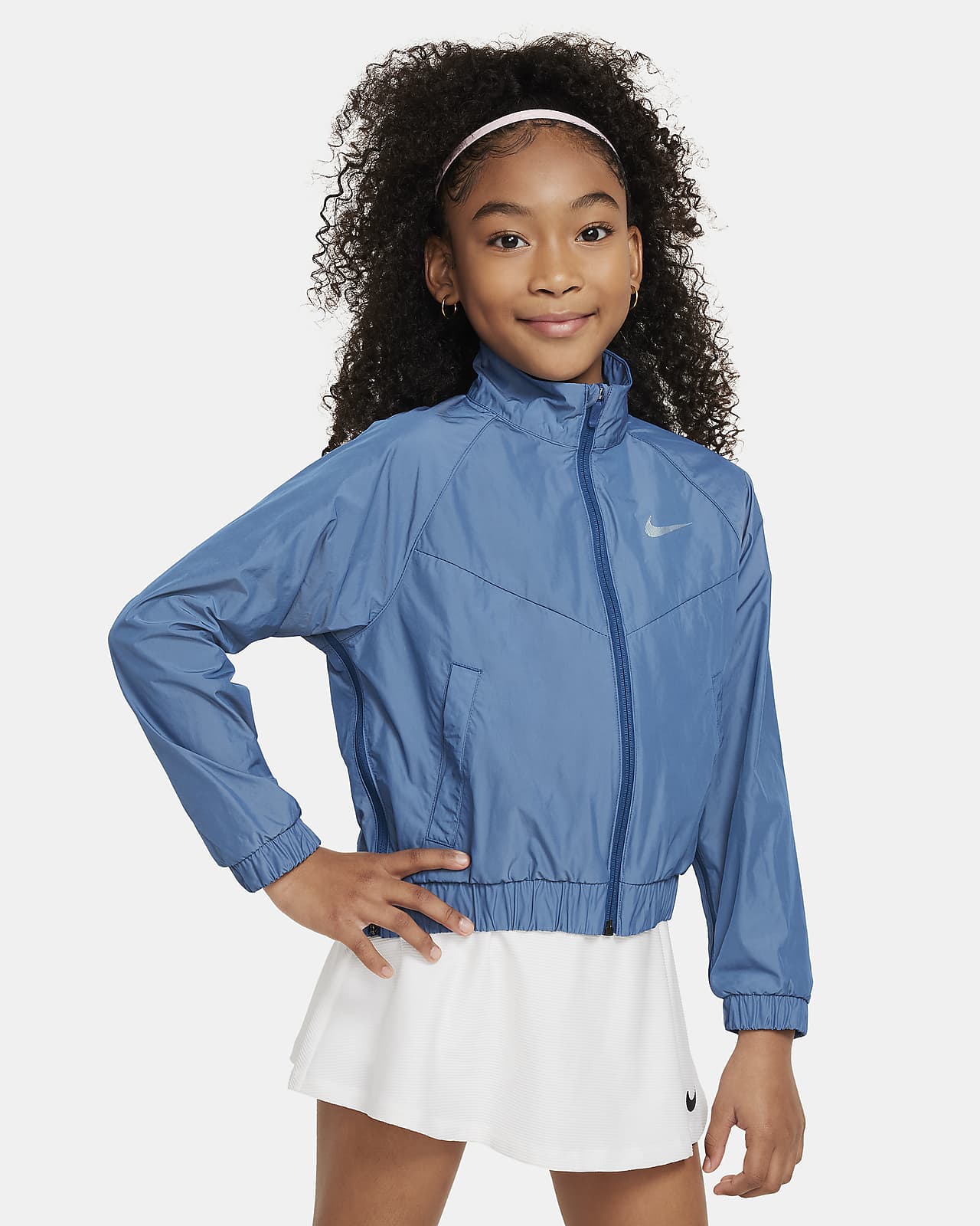 เสื้อแจ็คเก็ตทรงหลวมเด็กโต Nike Sportswear Windrunner (หญิง)
