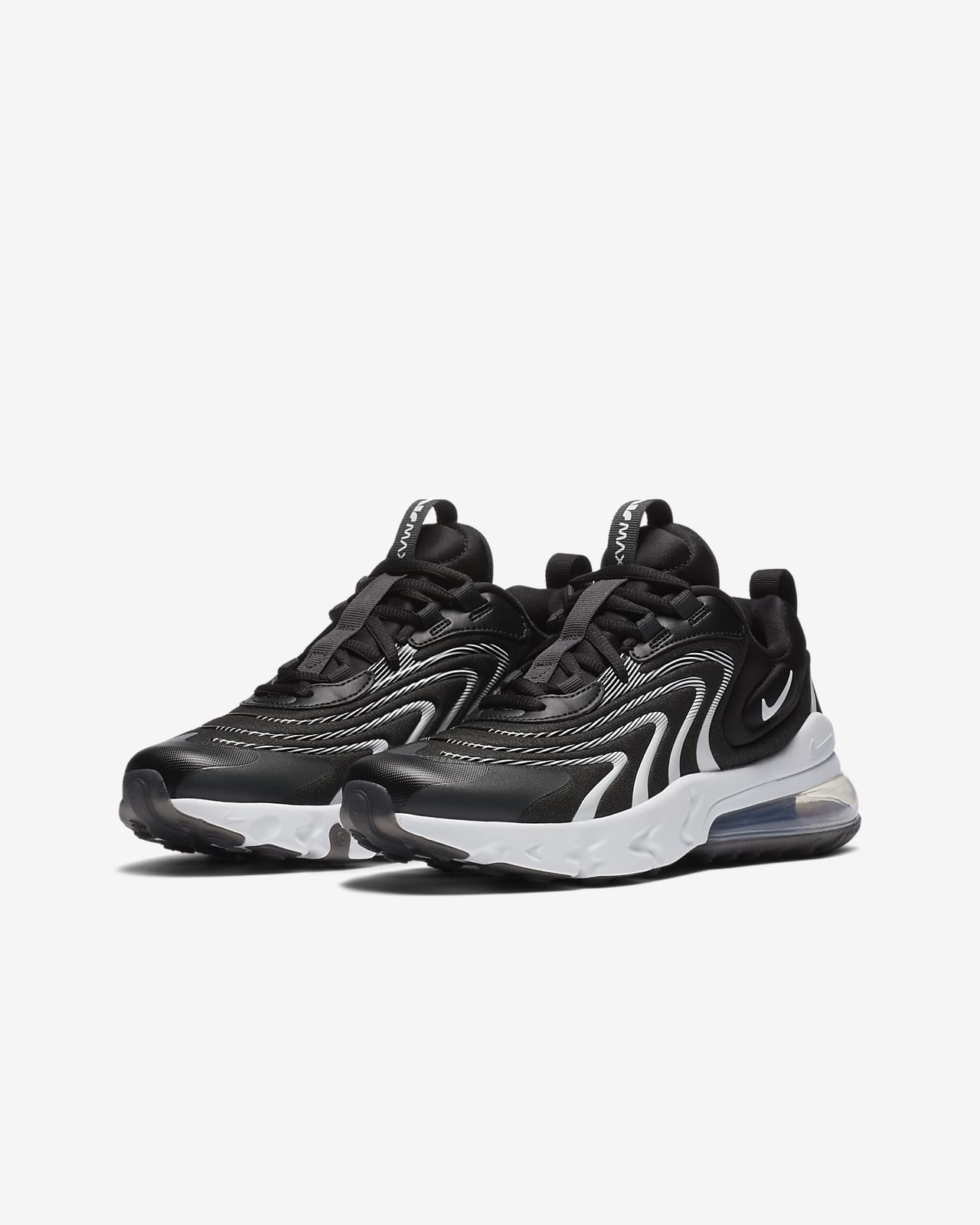 nike air max 270 black and white youth