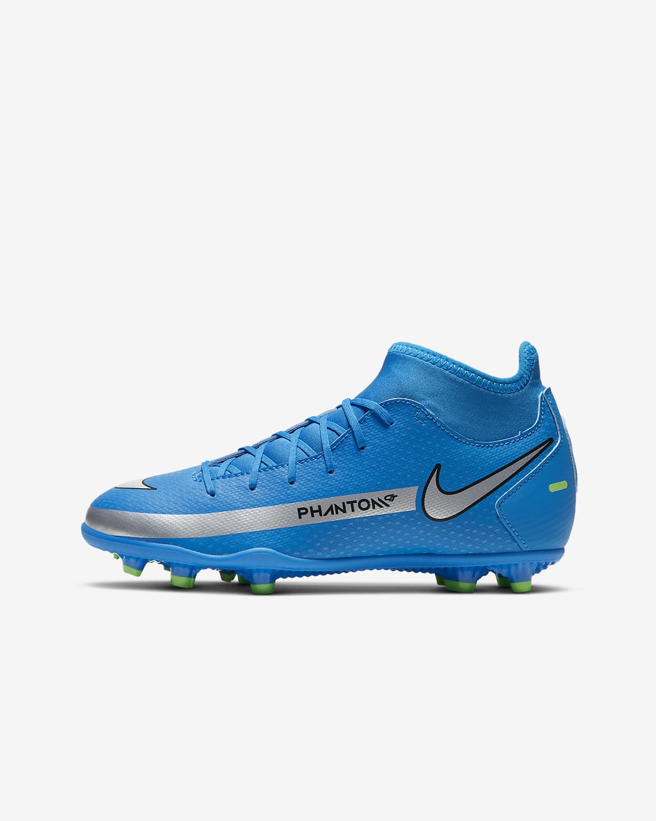 nike blue and white football boots