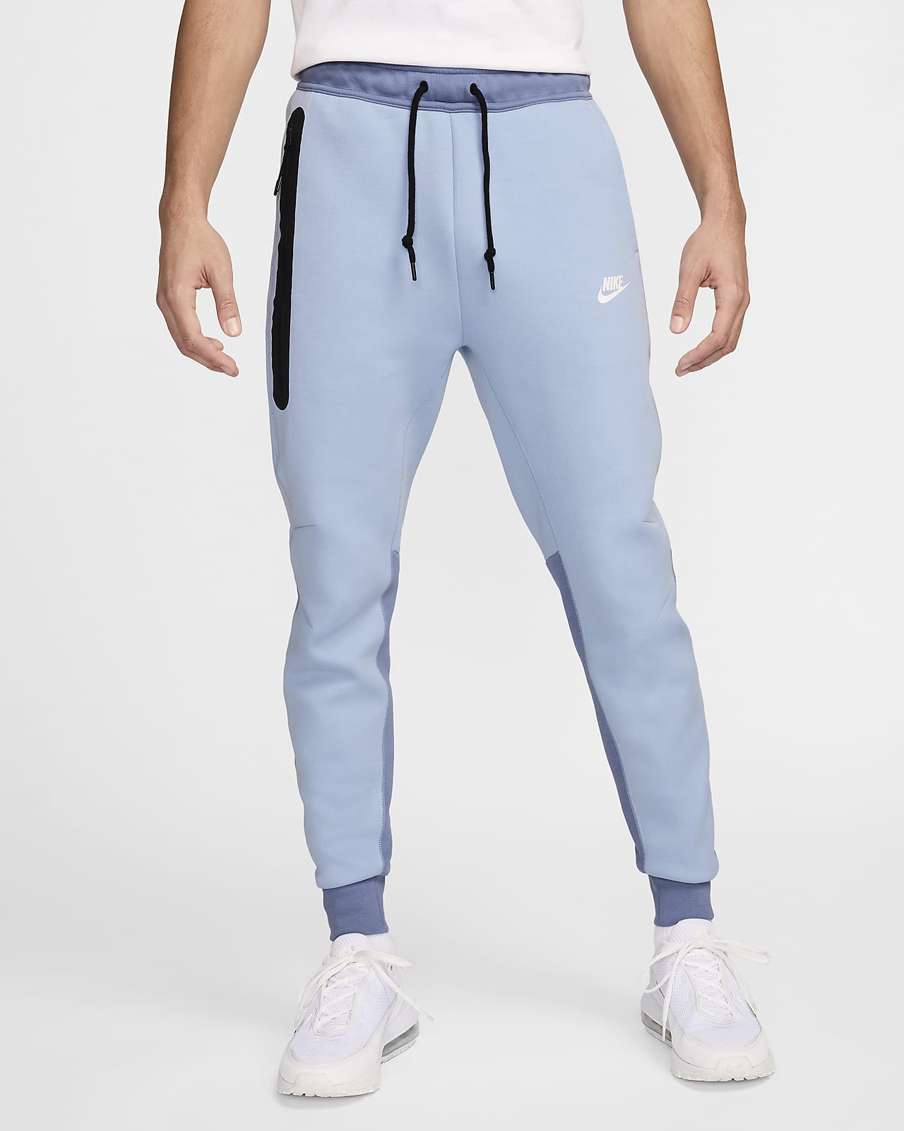 Aura Slim Fit Joggers In Heather Grey/White