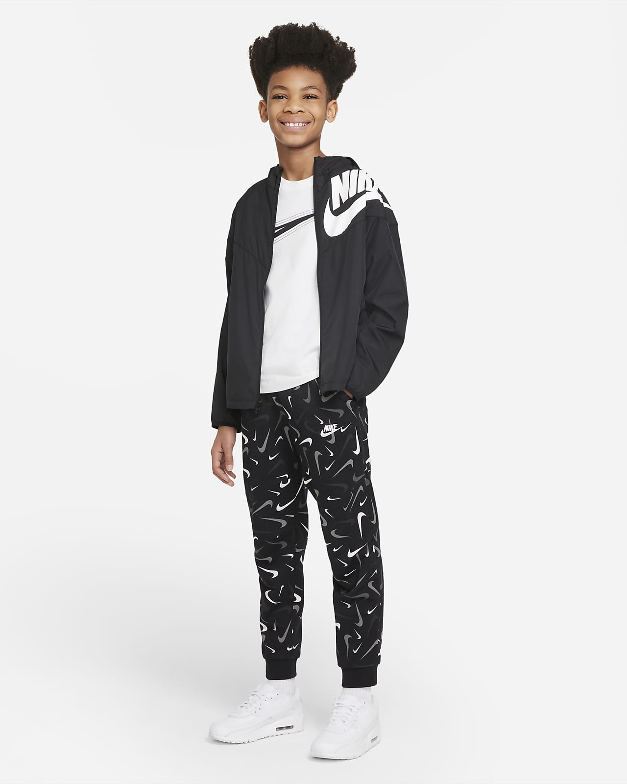 boys printed joggers