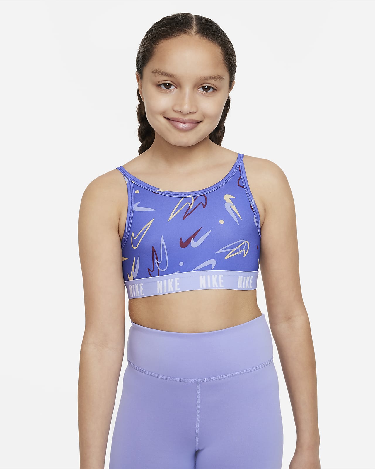 Nike Dri-FIT Trophy Older Kids' (Girls') Sports Bra