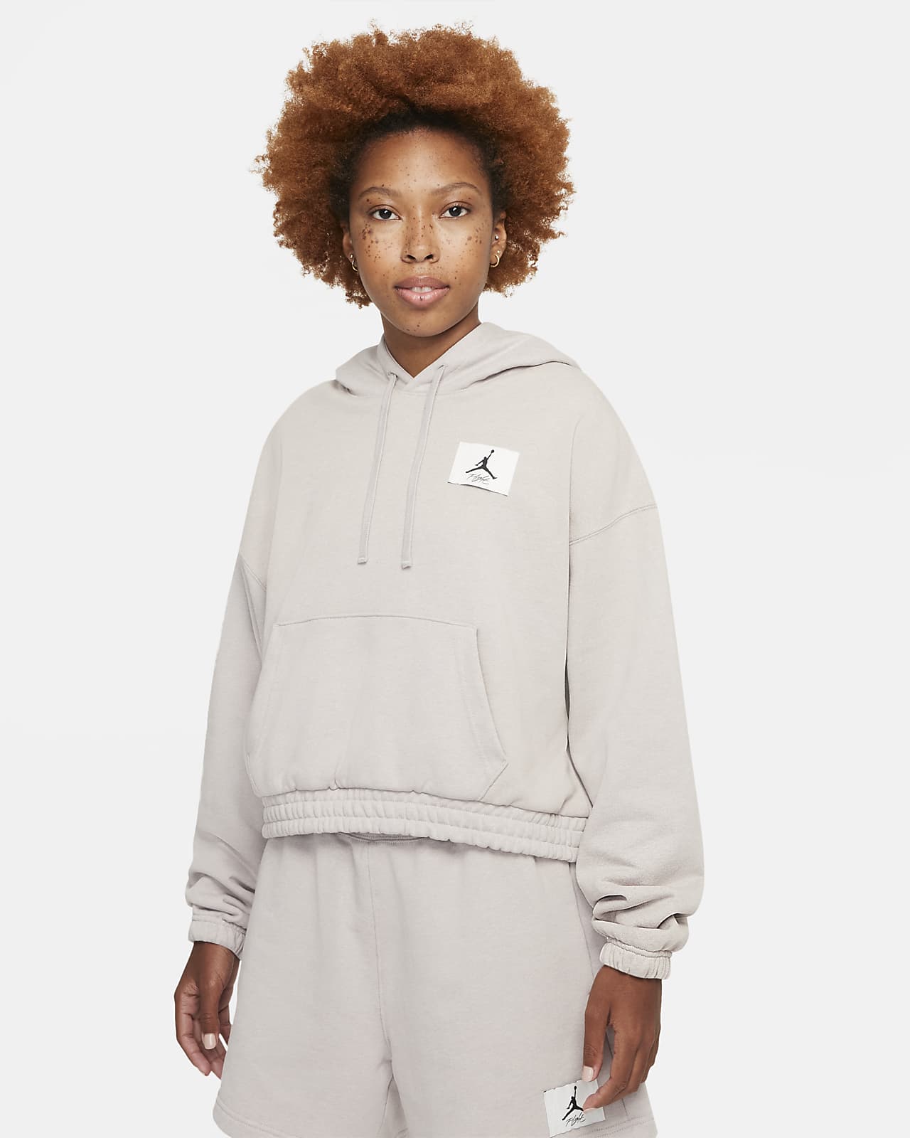 Sweat à capuche en tissu Fleece Jordan Essentials pour Femme. Nike BE