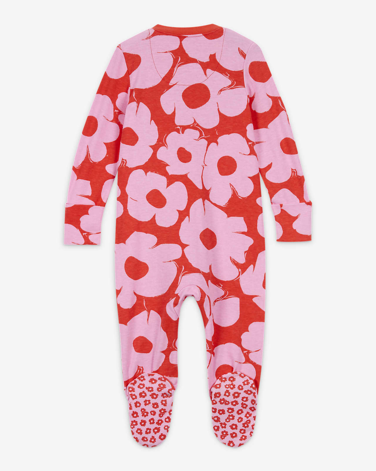 (0-9M) Nike Baby Floral Coverall.