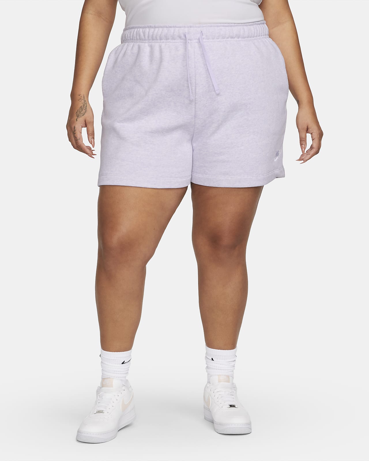 Nike Sportswear Club Fleece Women's Mid-Rise Shorts (Plus Size). Nike.com