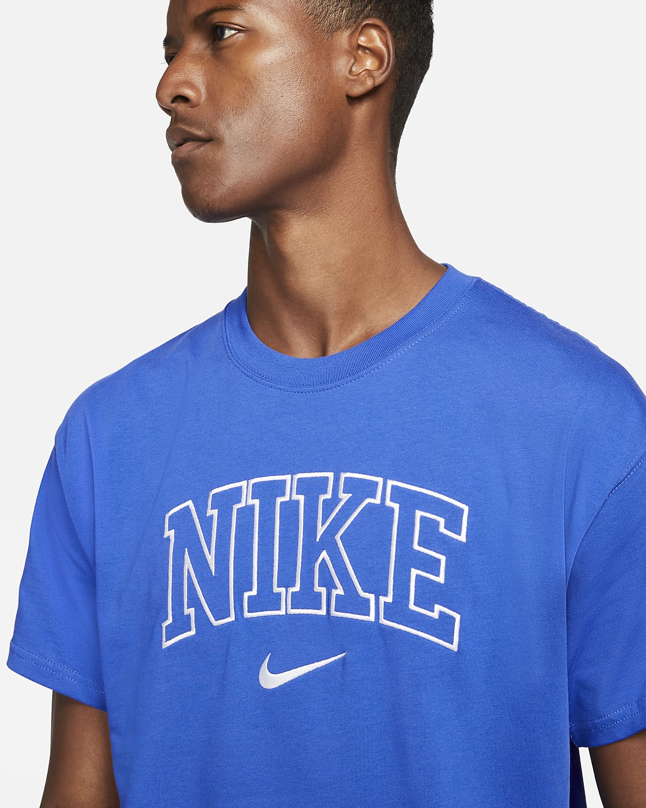 Buy > royal blue t shirt nike > in stock