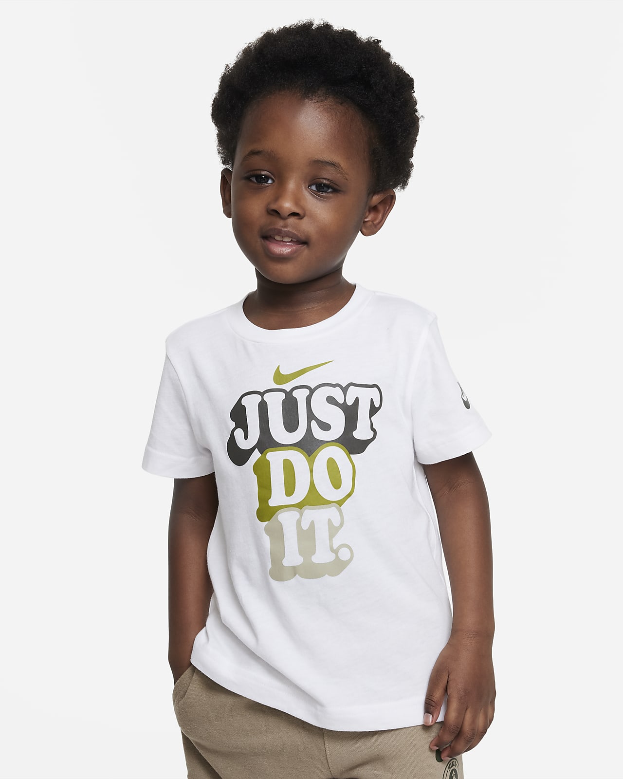 Geef energie chef Samuel Nike "Just Do It" Camp Tee Toddler T-Shirt. Nike.com