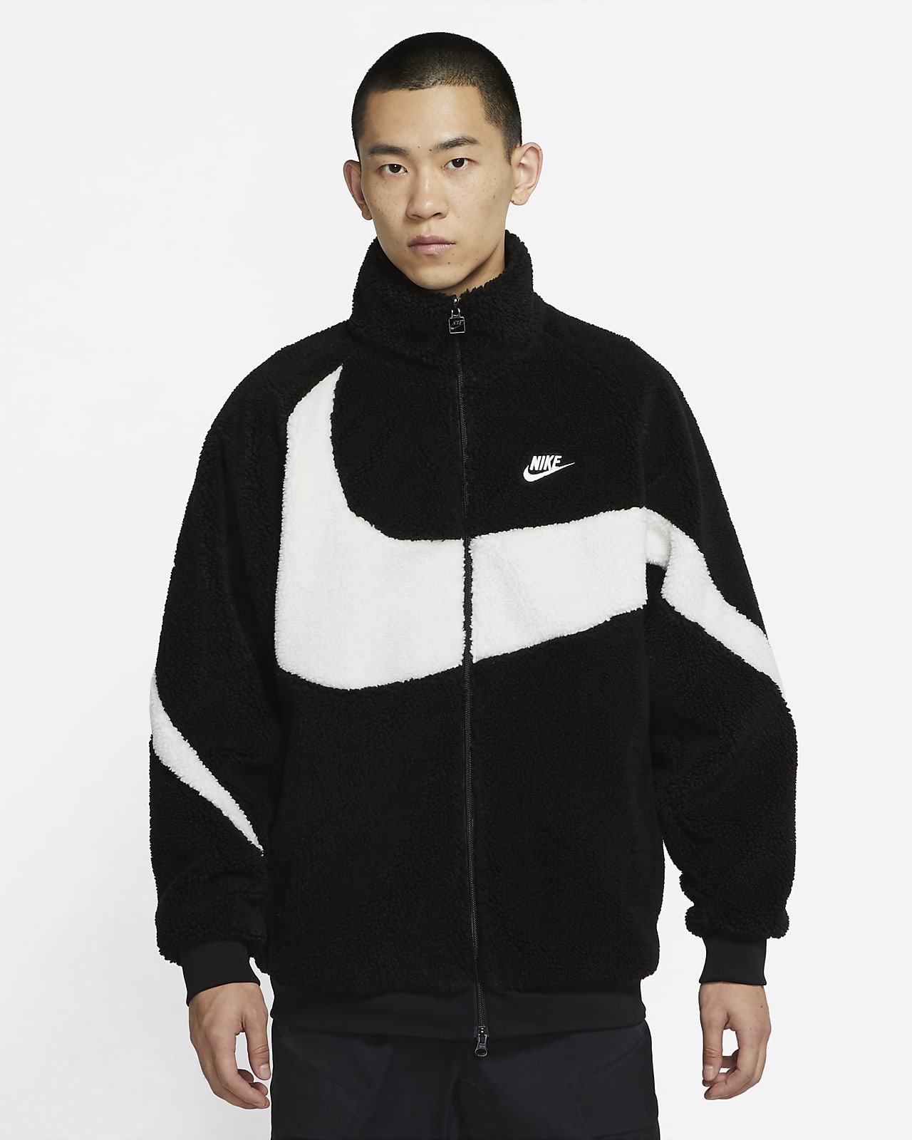 nike sportswear swoosh 男子全长拉链开襟双面穿夹克-耐克(nike)中国