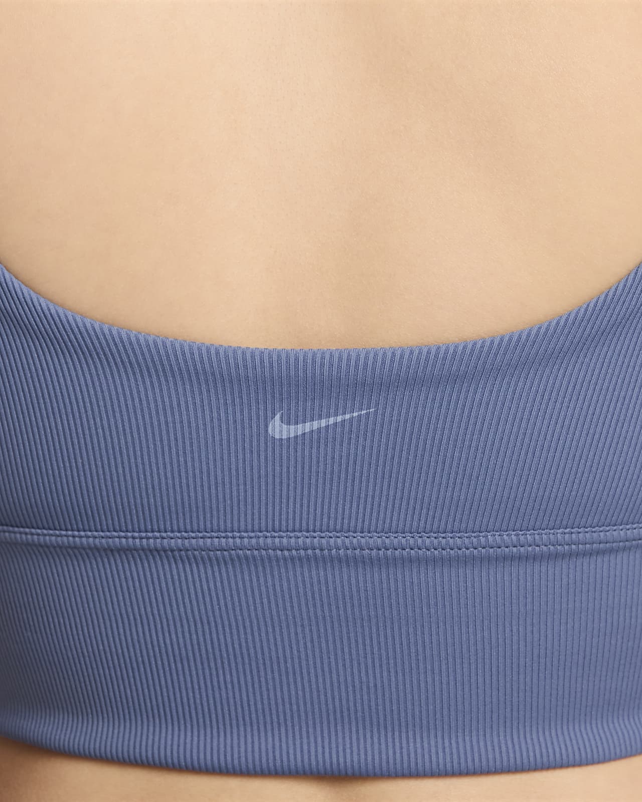 Nike Zenvy Rib Women's Light-Support Padded Longline Sports Bra. Nike IN