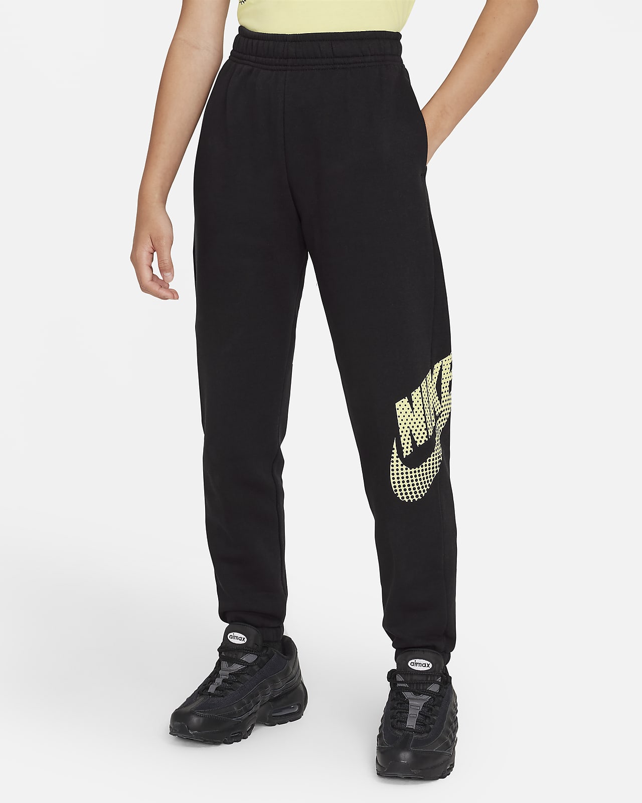 Pantalon de danse oversize en tissu Fleece Nike Sportswear pour fille plus âgée