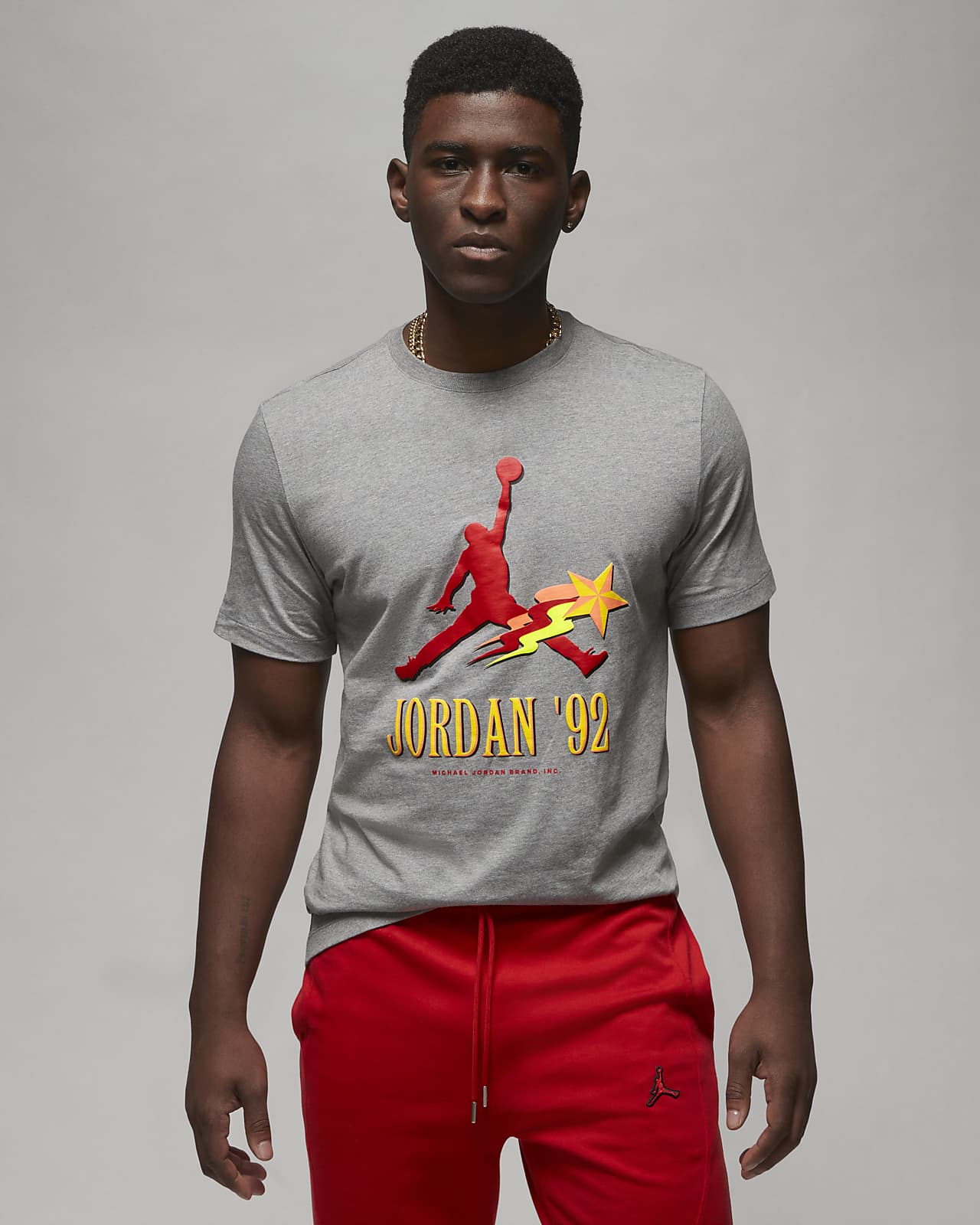 Restringido jefe Paine Gillic Jordan Camiseta - Hombre. Nike ES