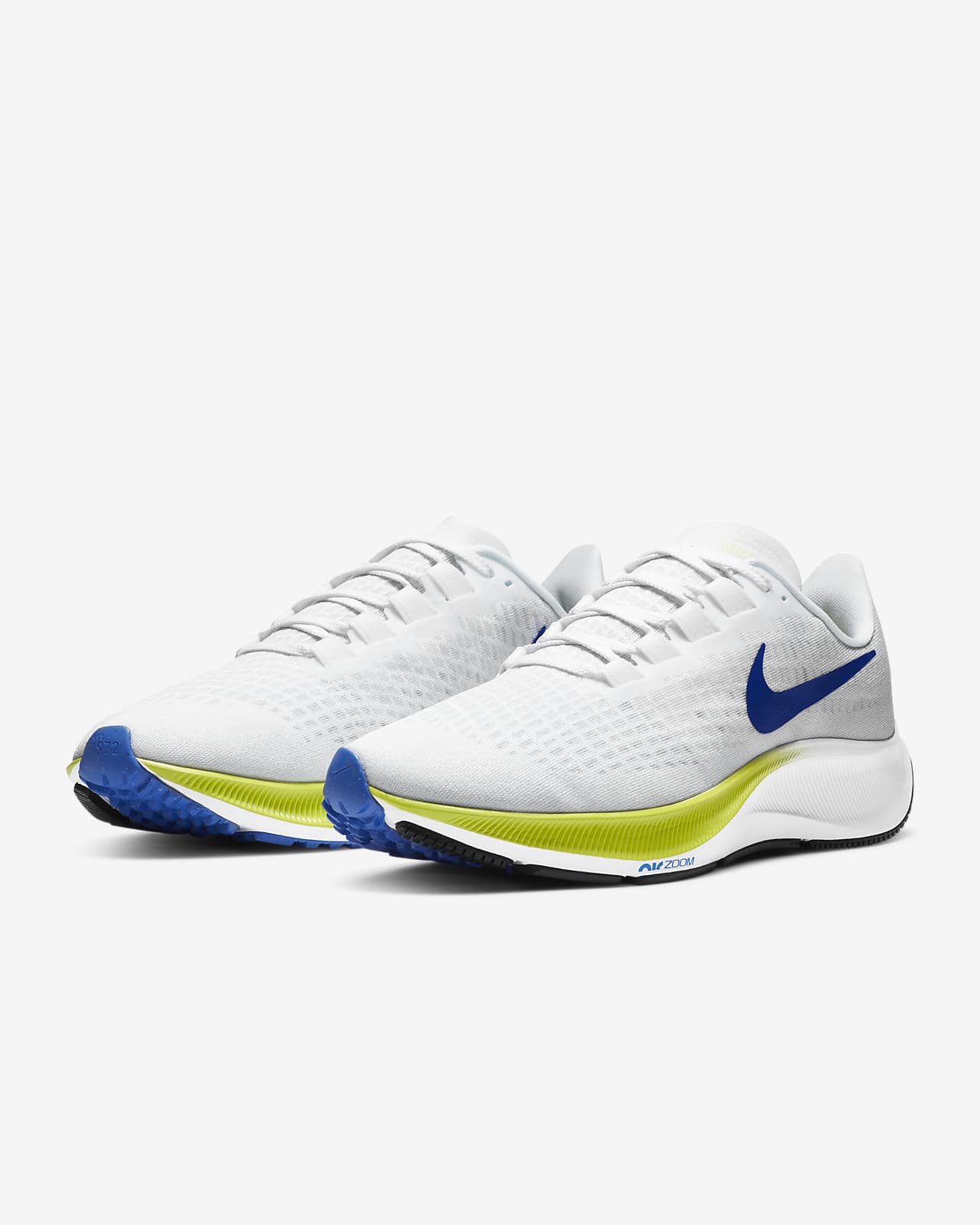 nike zoom pegasus blue and white