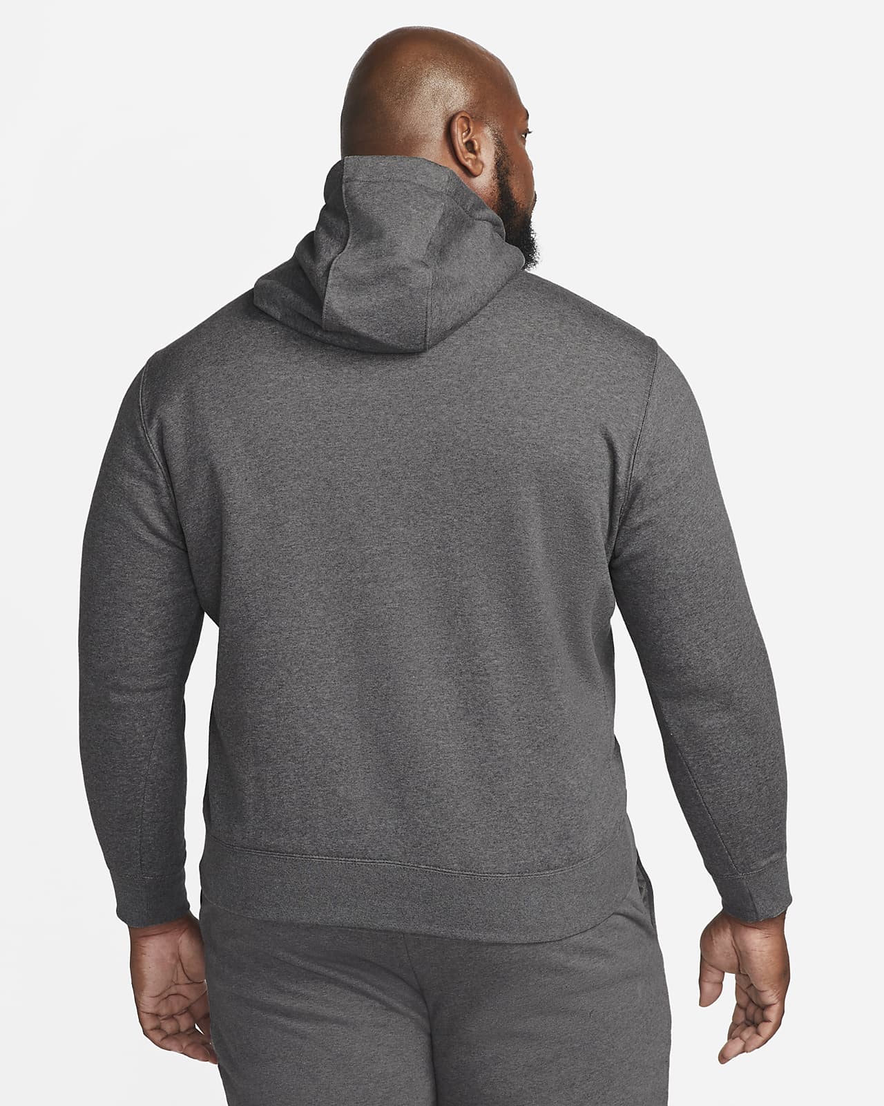 men's nike charcoal hoodie