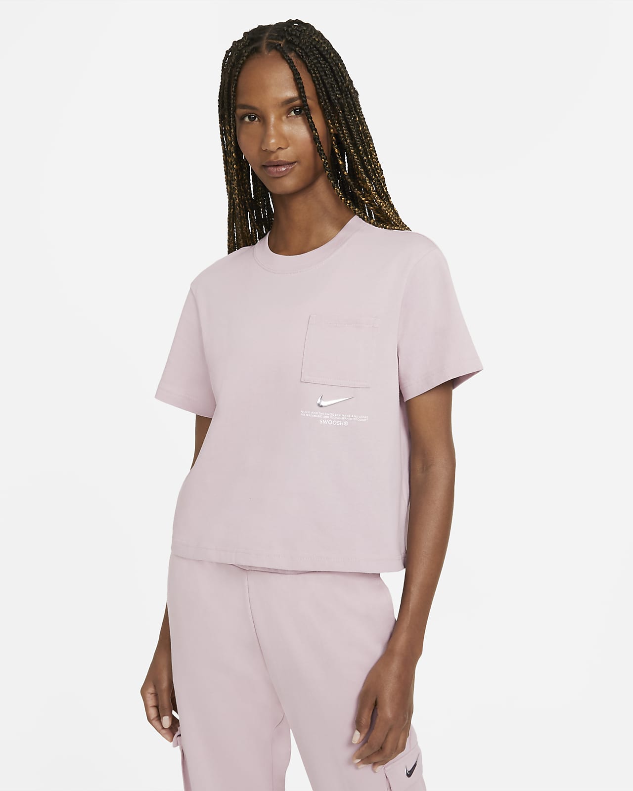 nike sportswear swoosh top