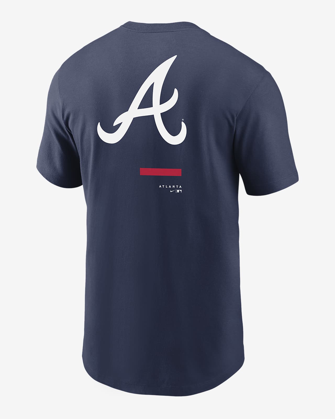 Nike Men's Atlanta Braves Team Engineered T-Shirt - Navy - S Each