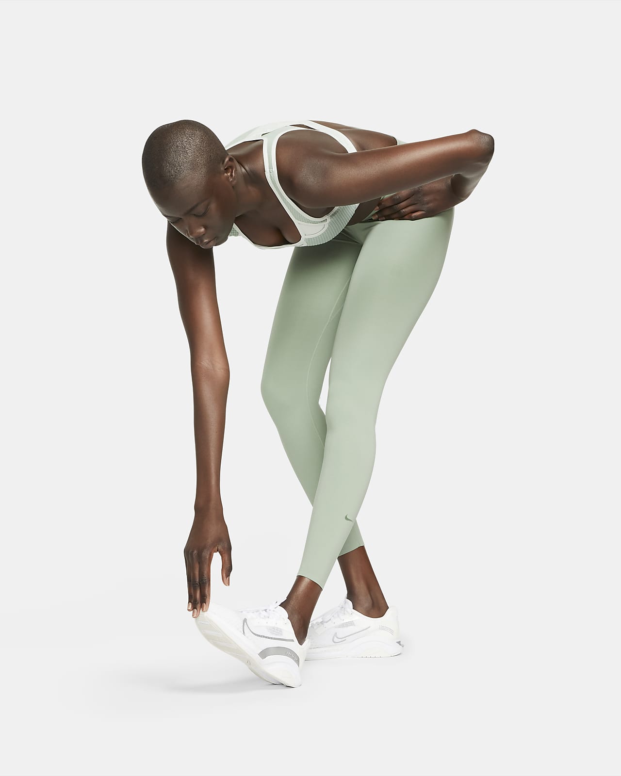 Womens Nike Dri-FIT One Luxe Buckle Mid-Rise Leggings DD5405-461