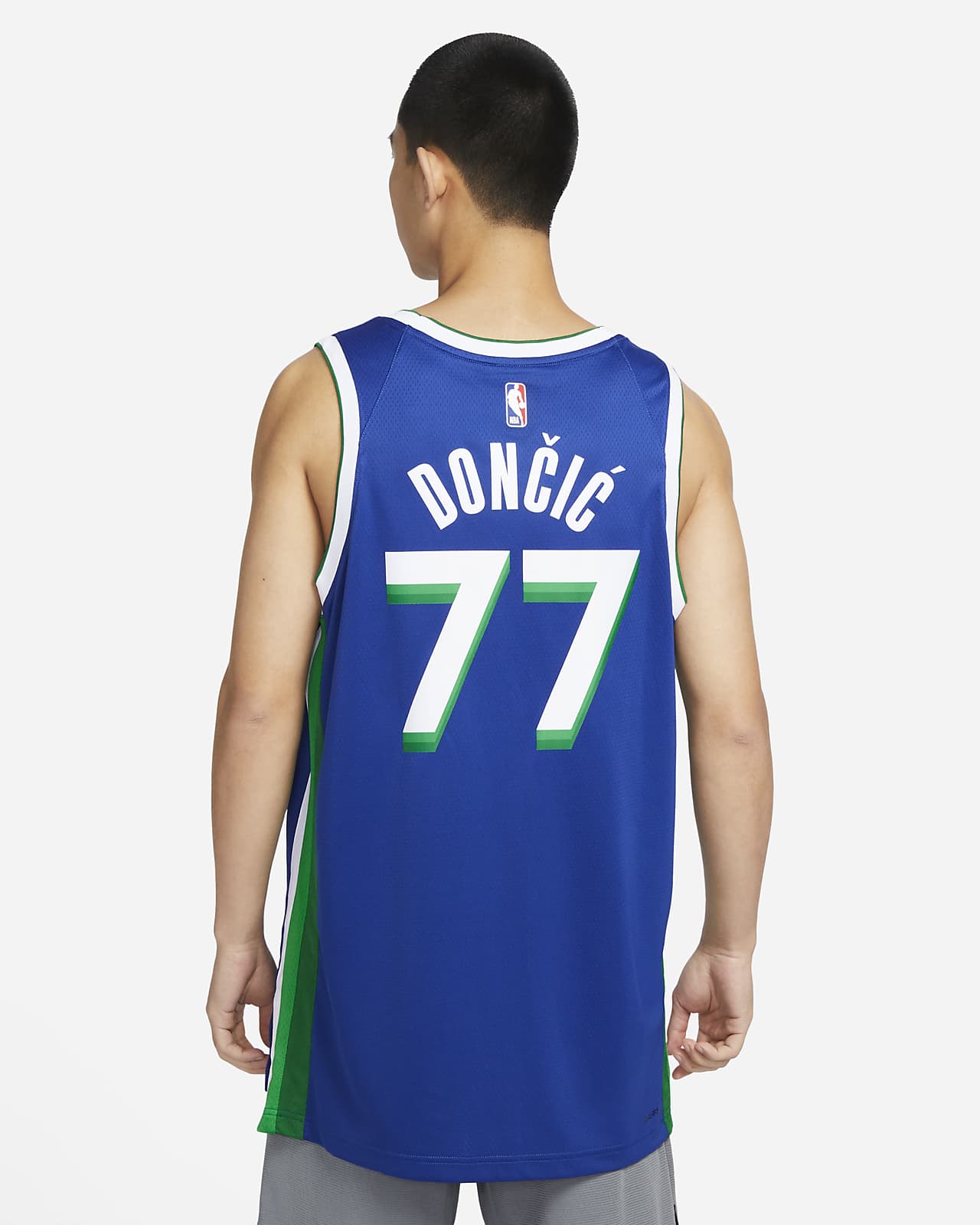 Luka Doncic Dallas Mavericks City Edition Nike Dri-FIT NBA Swingman Jersey.