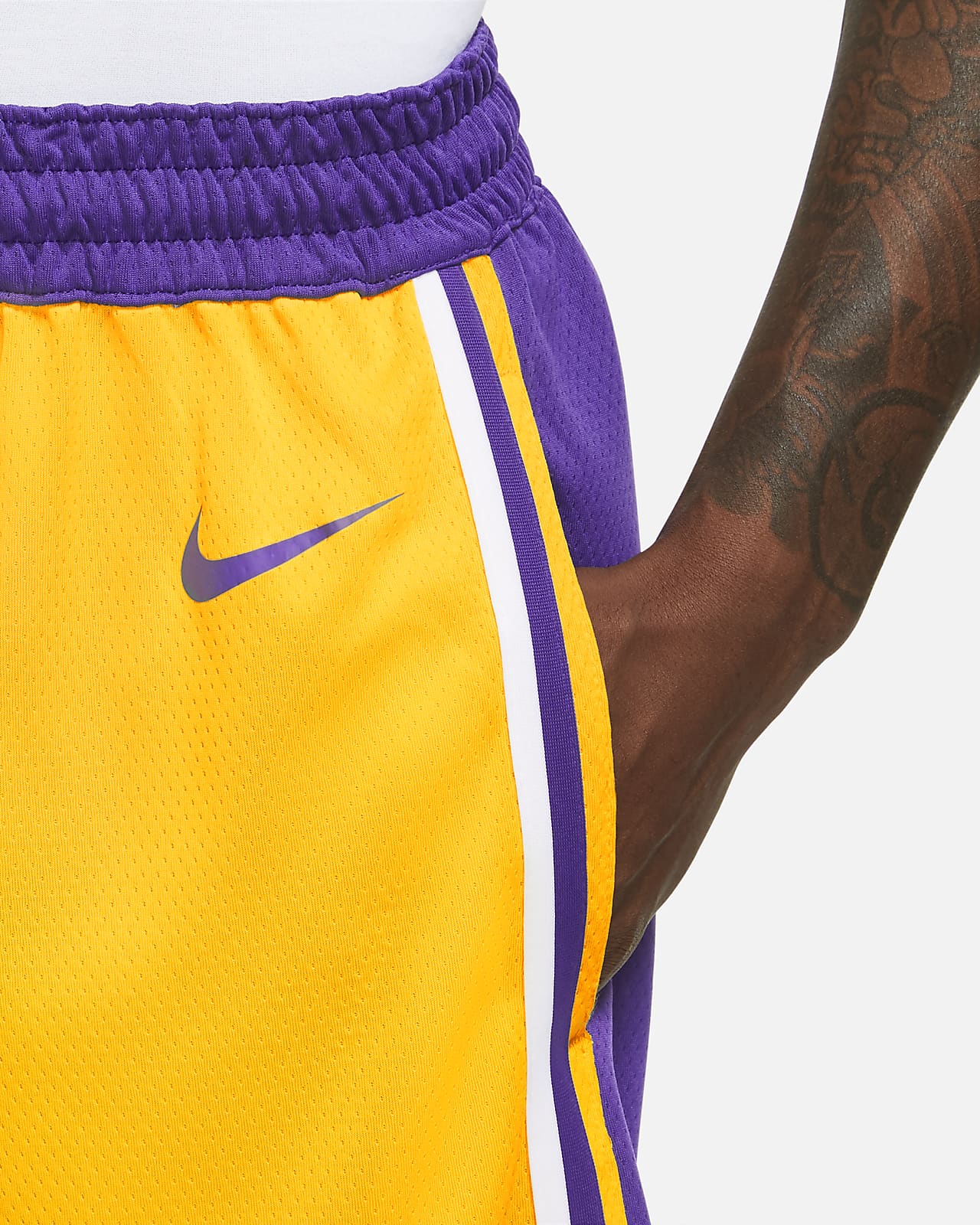nike laker shorts