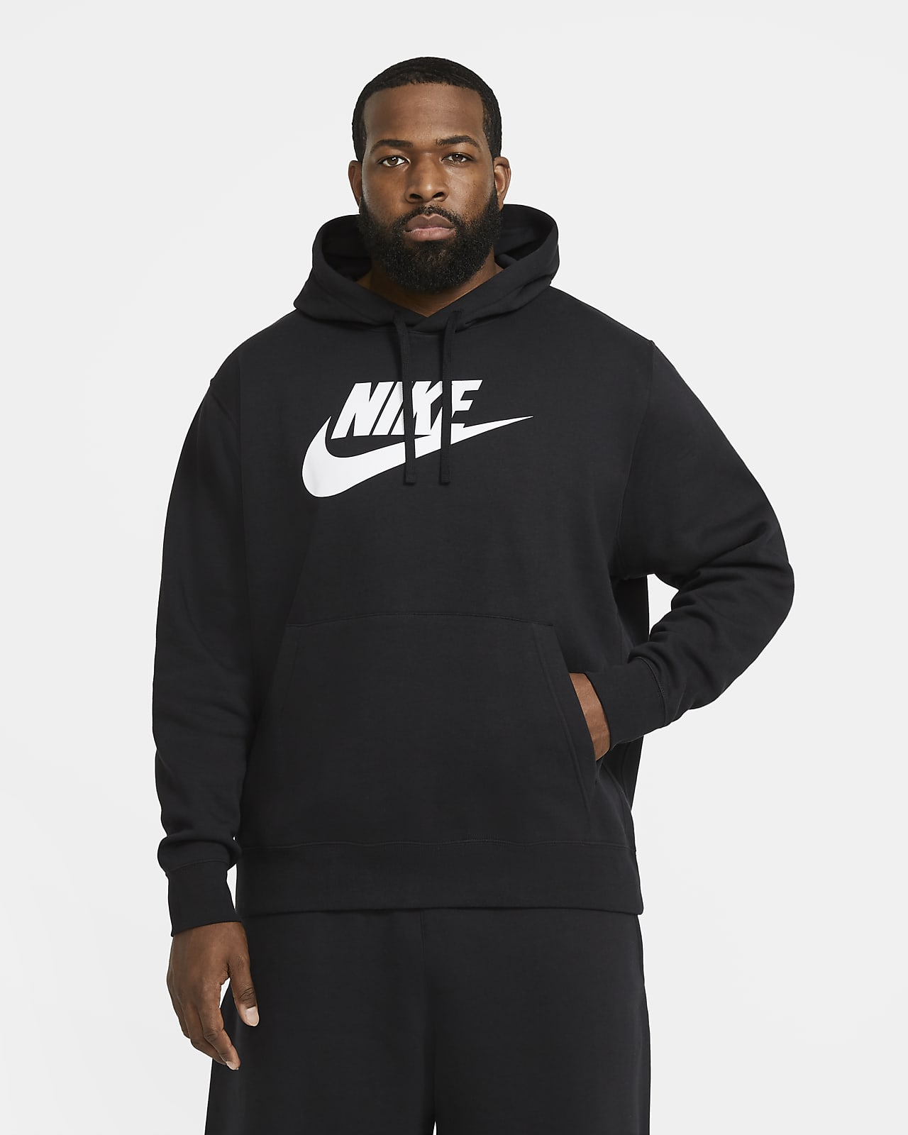 Nike Sportswear Club Fleece Men's Graphic Pullover Hoodie. Nike BG