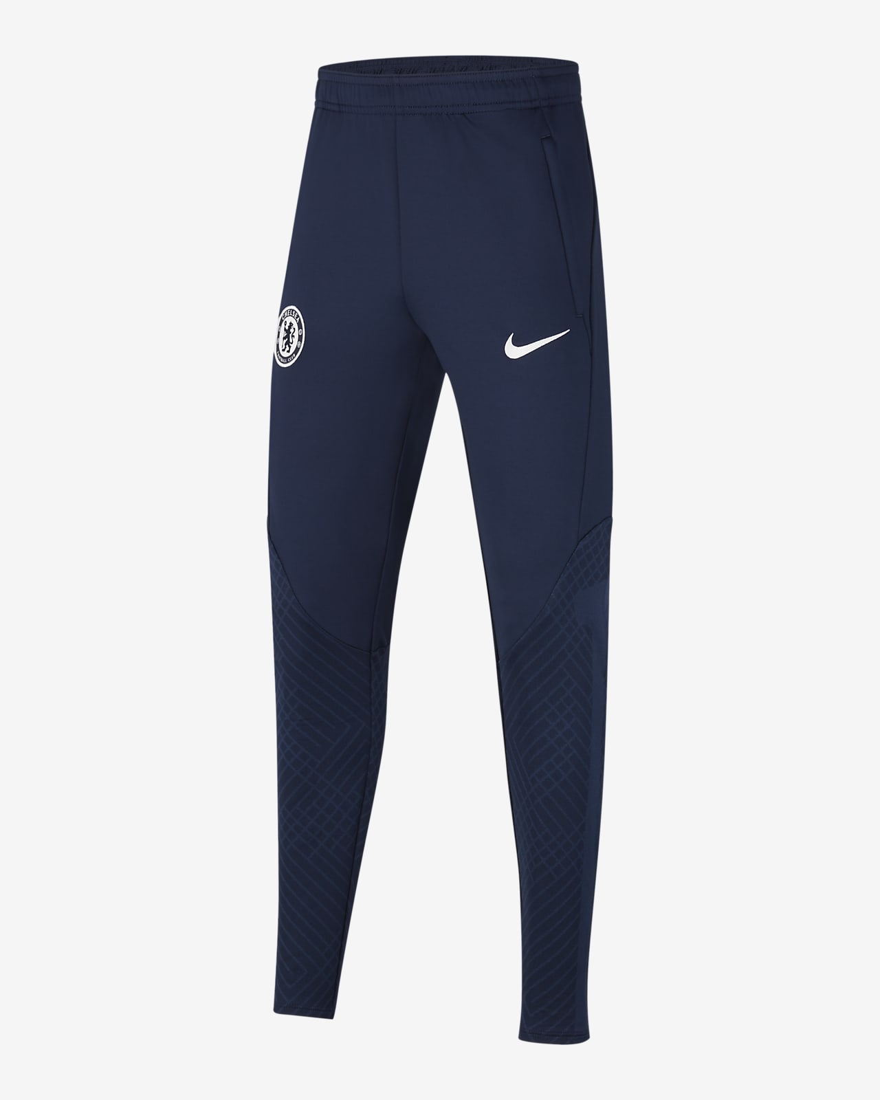 Fotbalové kalhoty Nike Dri-FIT Chelsea FC Strike pro větší děti