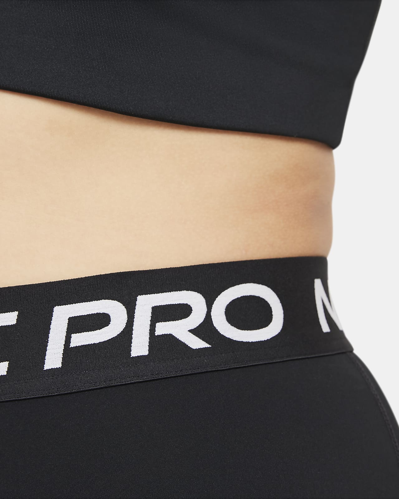 Nike Pro Women's Mid-Rise Crop Leggings (Plus Size). Nike SE
