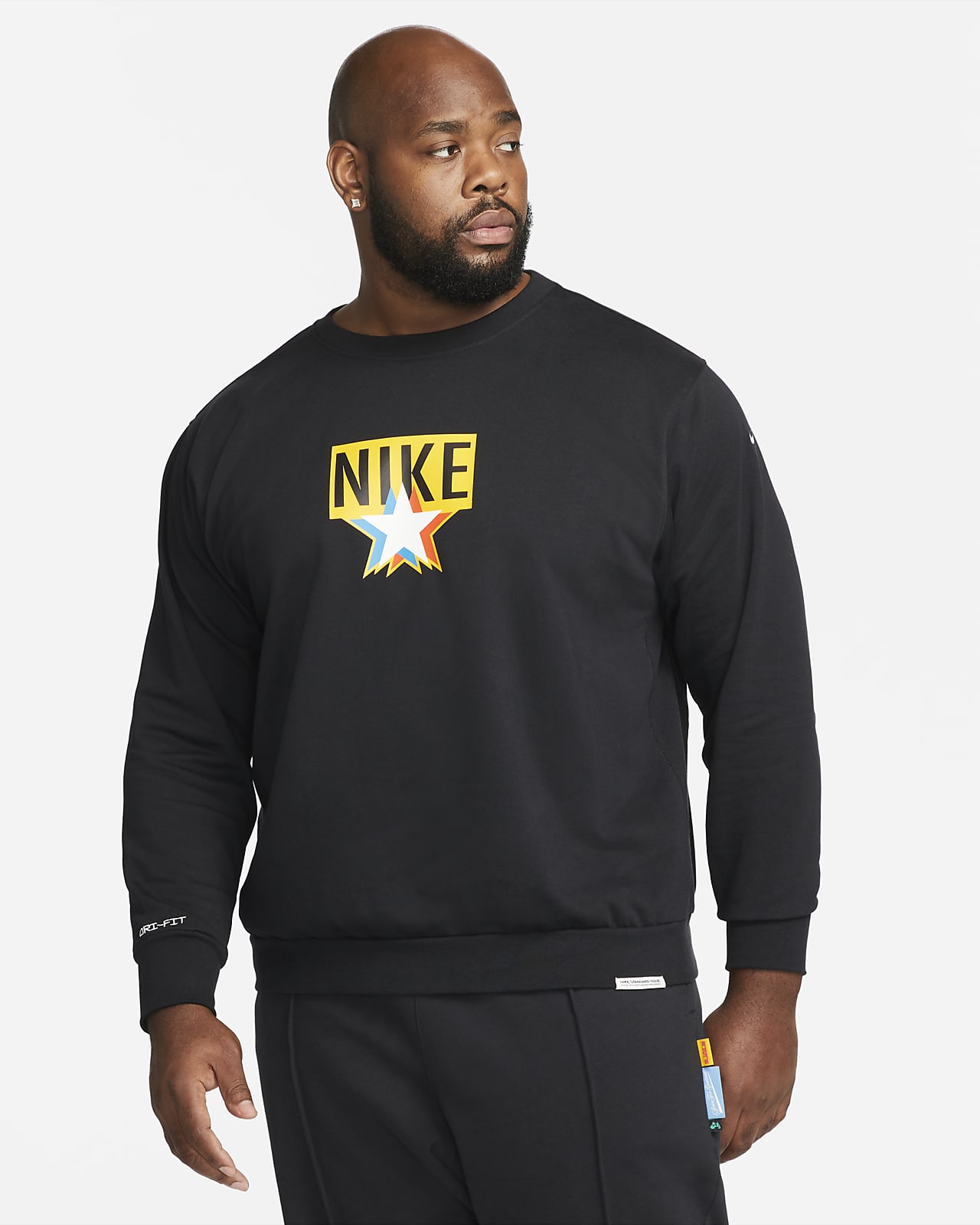 nike men's standard issue basketball crew sweatshirt