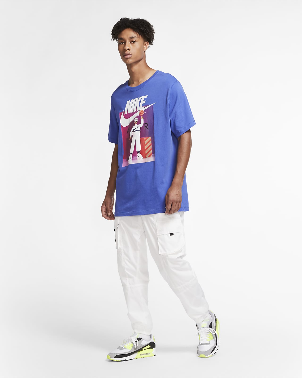 mens blue nike shirt