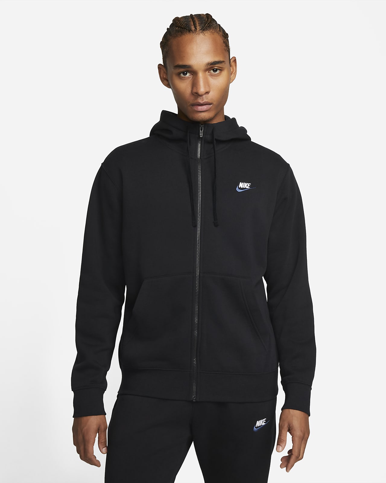 Nike Sportswear Club Sudadera con capucha de Fleece con cremallera completa - Hombre.
