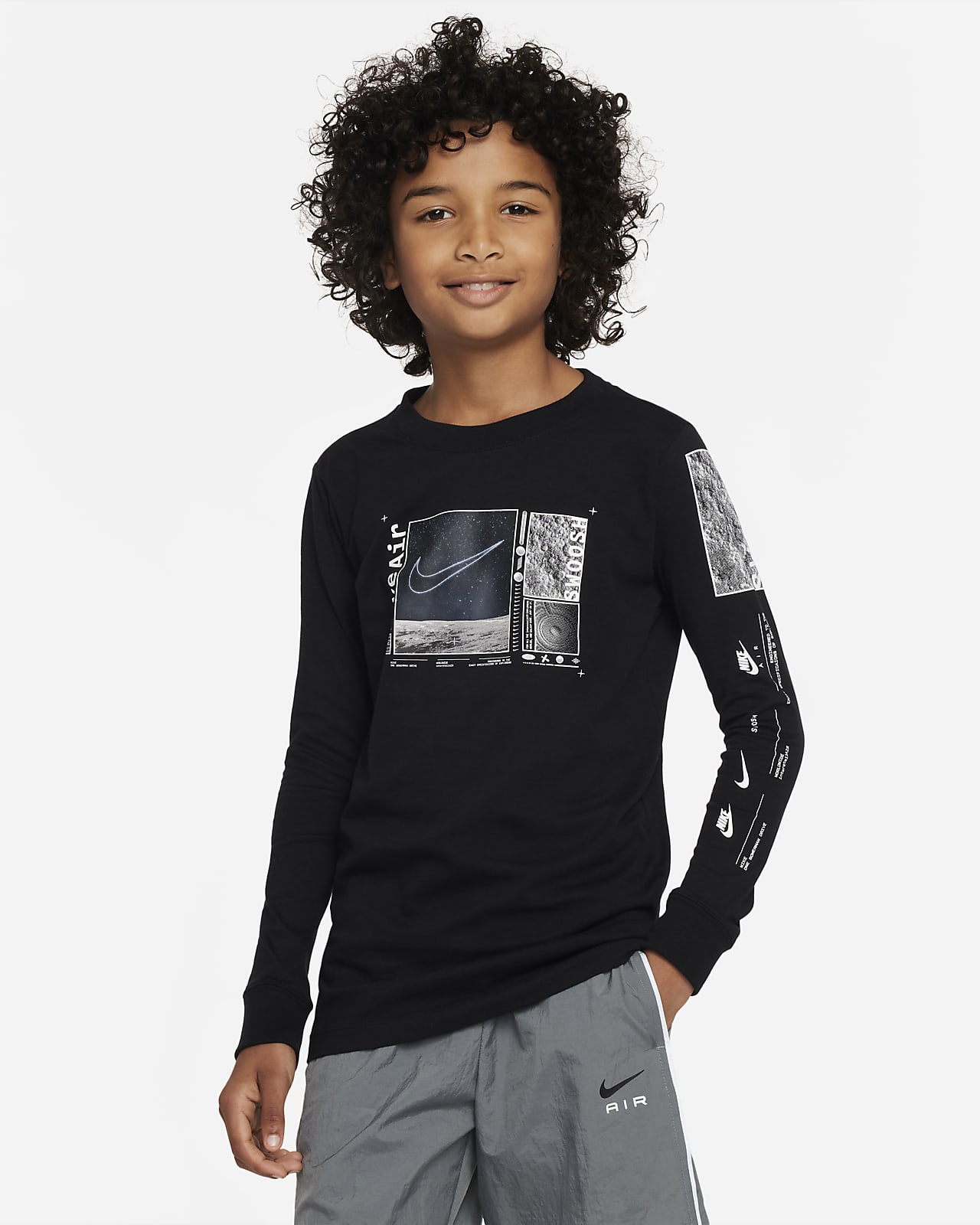 Bosque Minero No es suficiente Nike Sportswear Older Kids' (Boys') Long-Sleeve T-Shirt. Nike IE