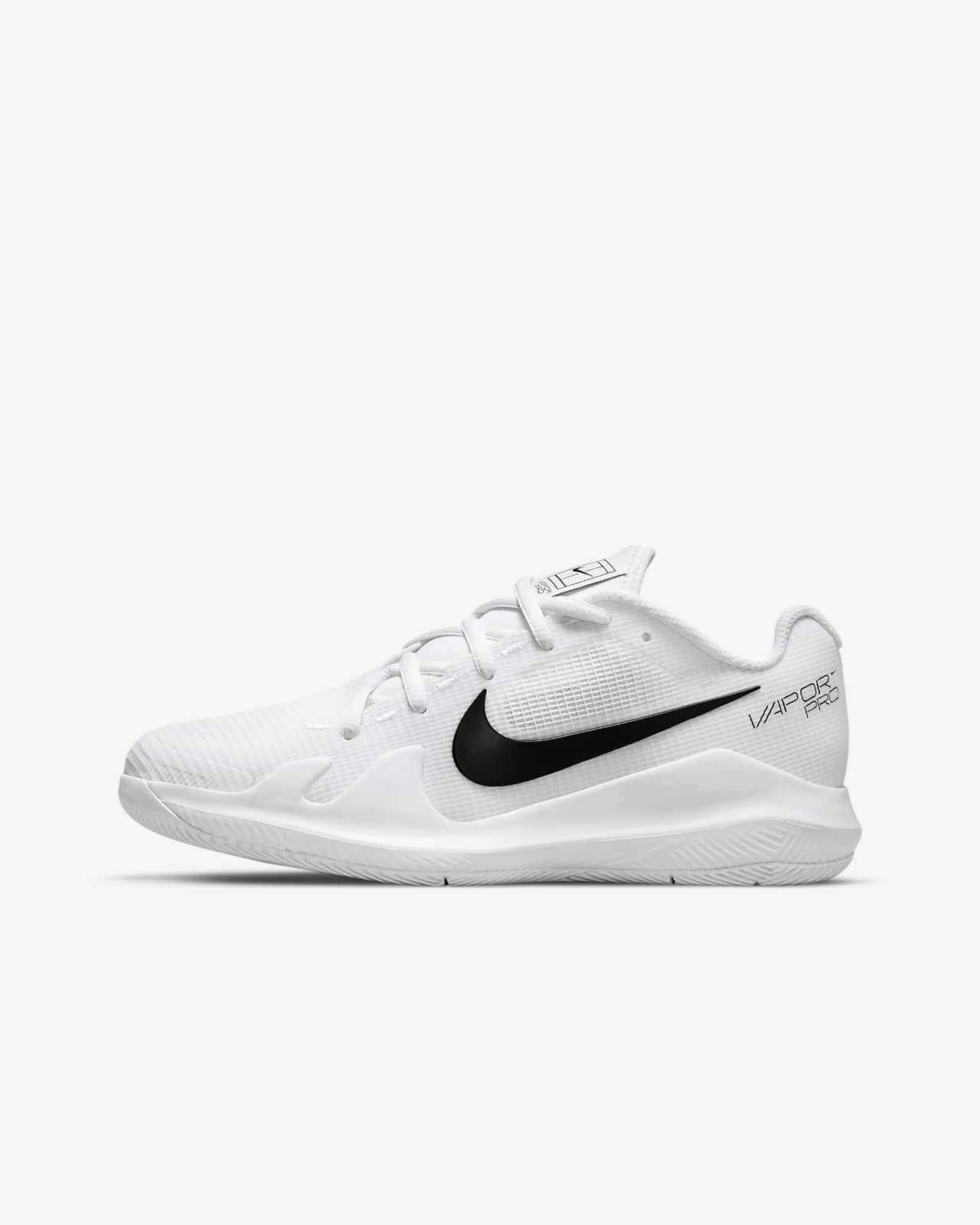 NikeCourt Jr. Vapor Pro Little/Big Tennis Shoes. Nike.com