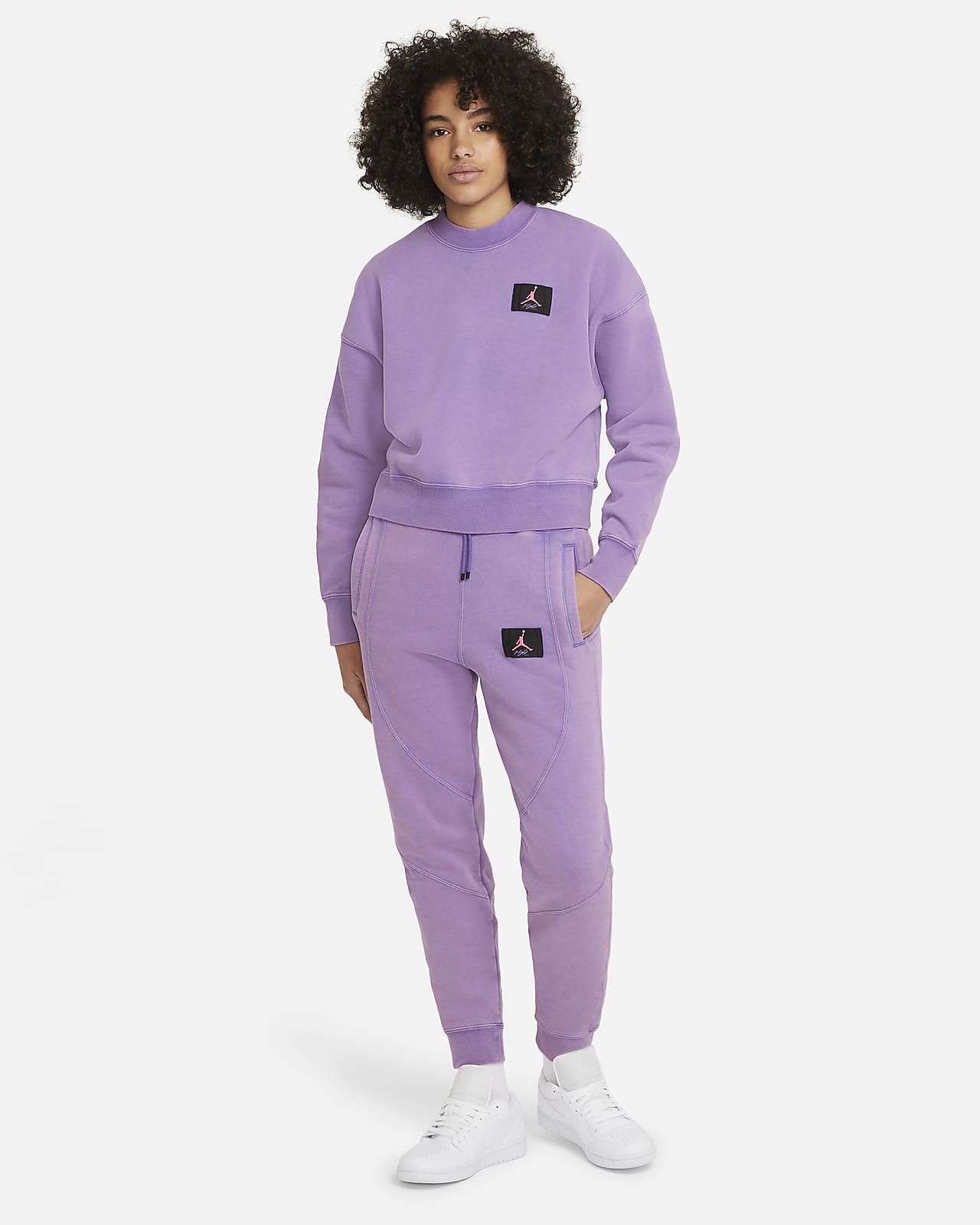 purple jordan pants