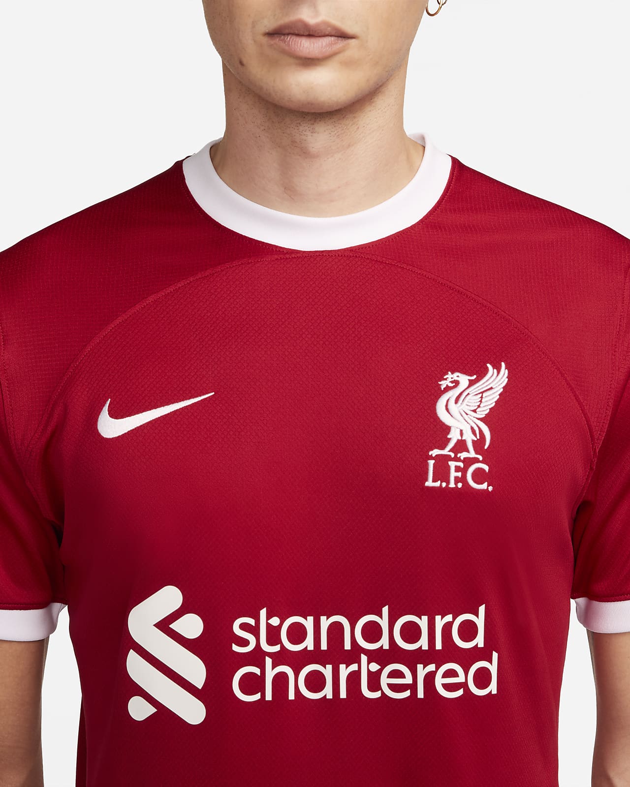 Jersey de fútbol Nike Dri-FIT del Liverpool FC local 2023/24 Stadium para  hombre.