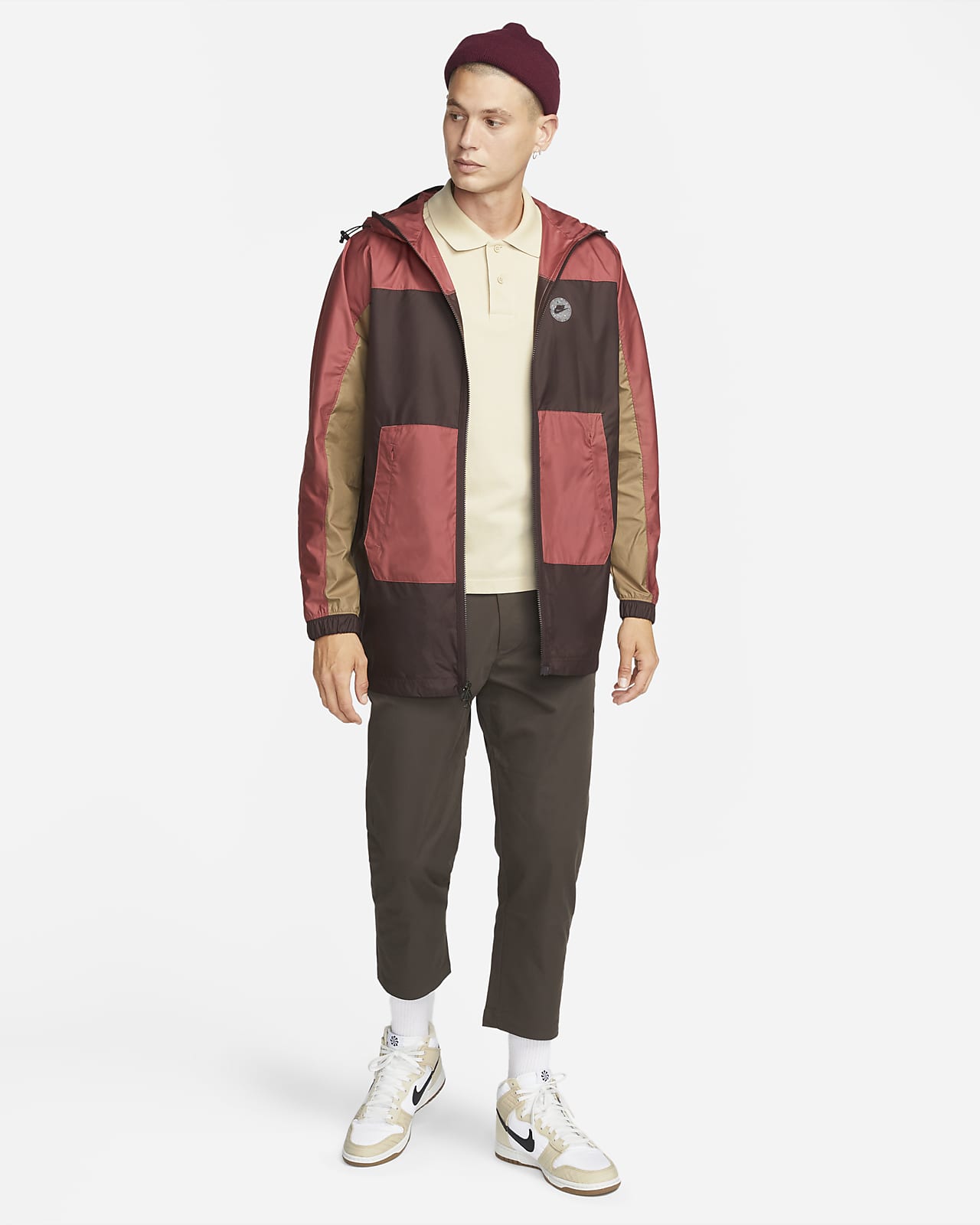 Nike Sportswear Men's Woven Sports Utility Jacket. Nike BE
