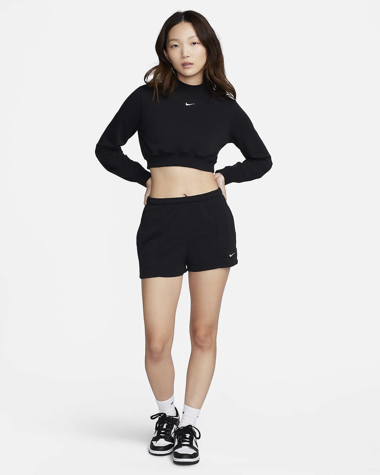 Nike clearance cropped crew