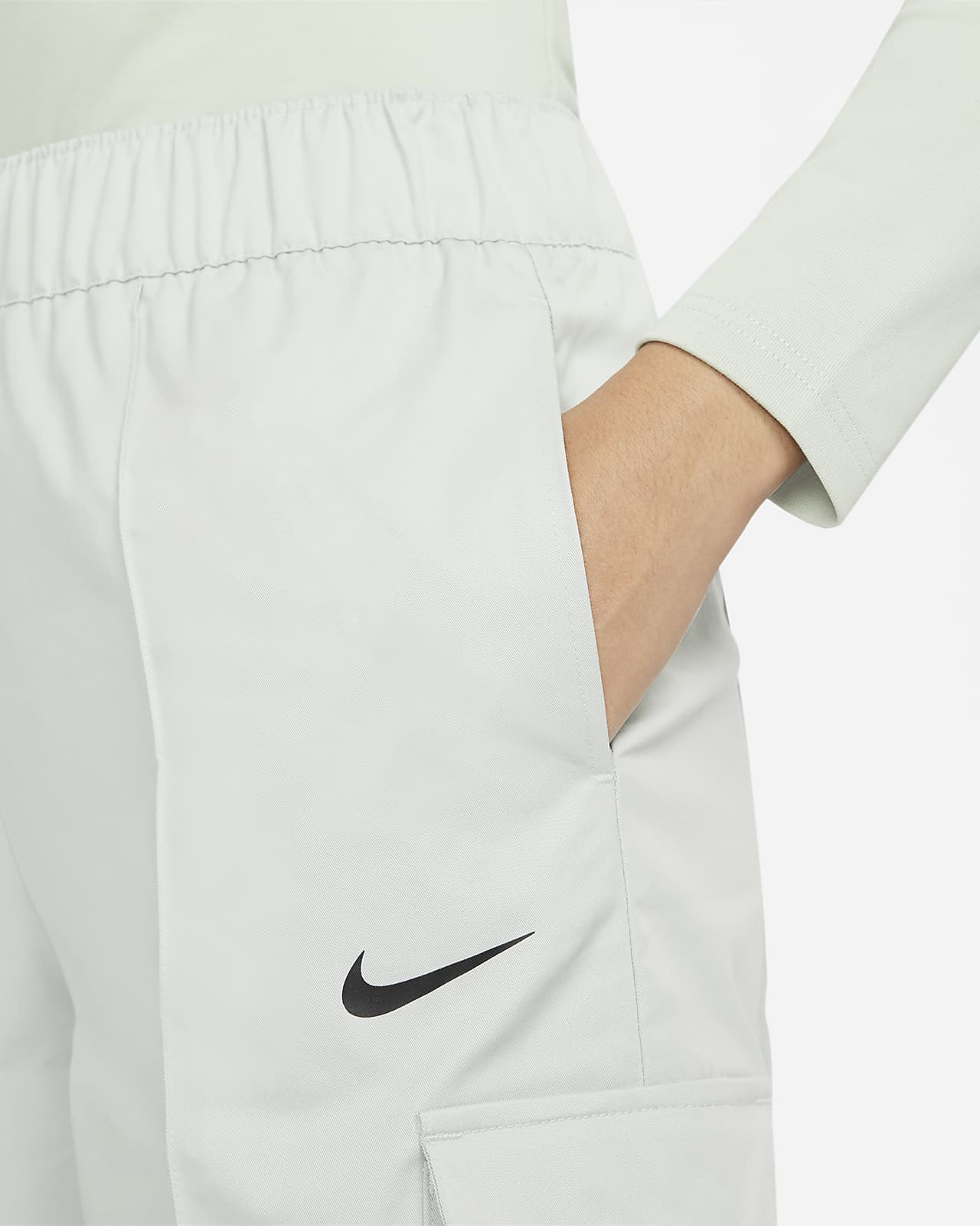 Nike公式 ナイキ スポーツウェア エッセンシャル ウィメンズ カーブ ウーブン ハイライズ パンツ オンラインストア 通販サイト