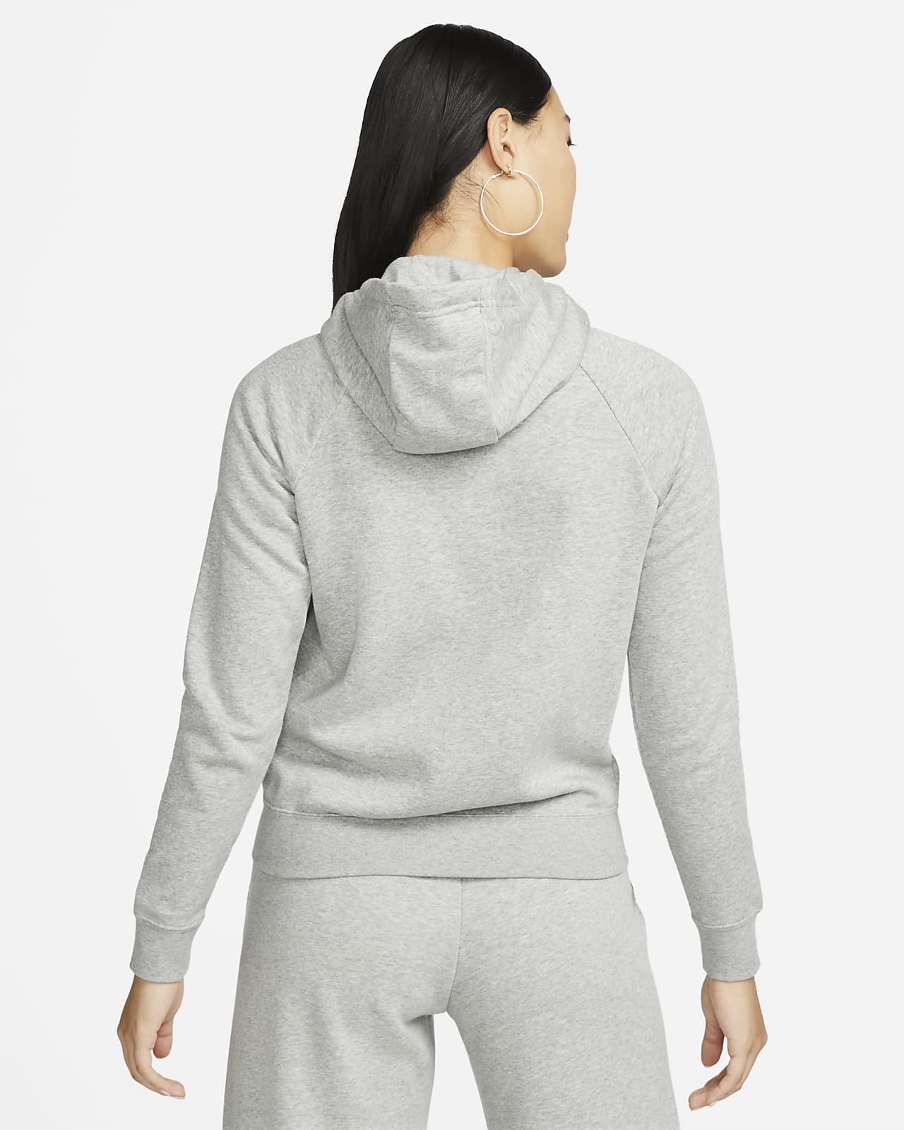 nike black full zip hoodie women's