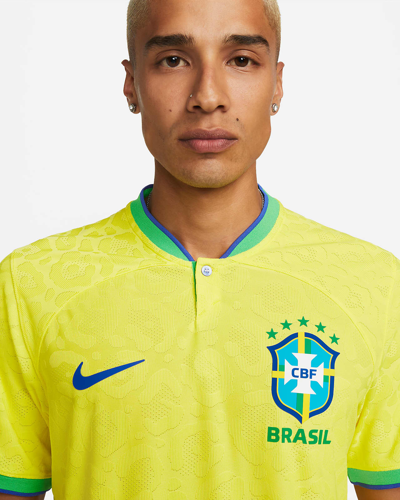 Fotbollströja Nike Dri-FIT ADV Brasilien 2022/23 Match (bortaställ) för män